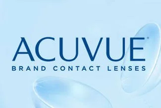 ACUVUE brand contact lenses logo.