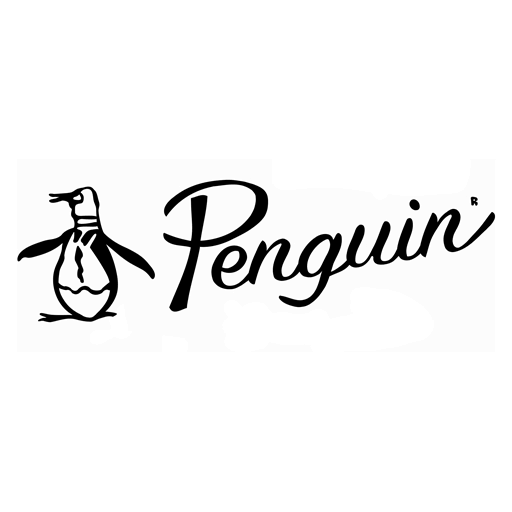 Penguin logo with a stylized penguin illustration and the word 'Penguin' in cursive writing.