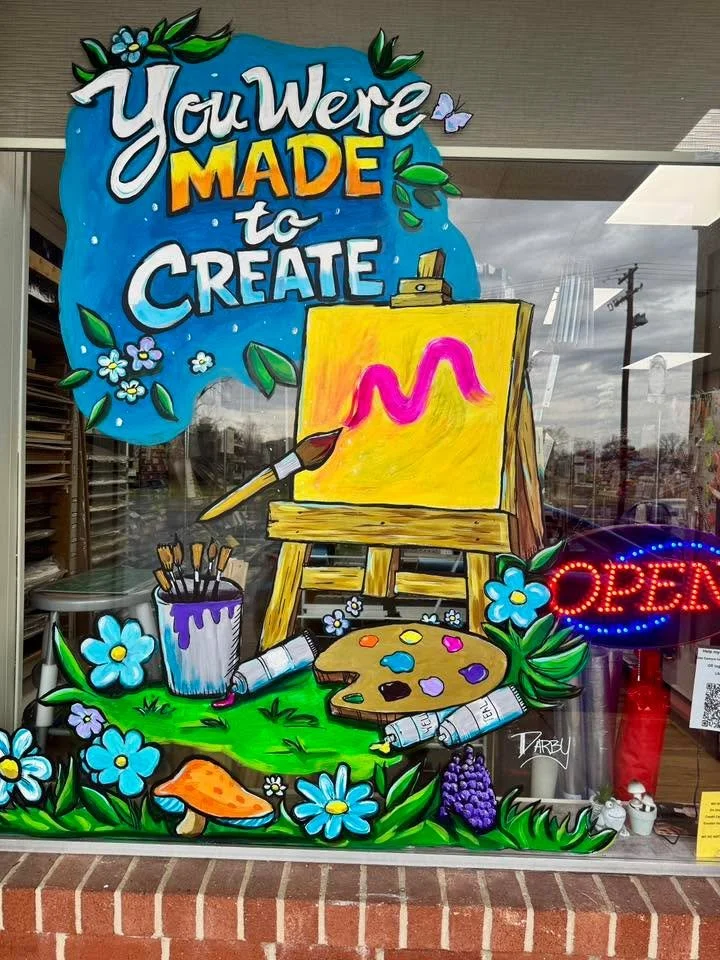 Hey friends, I just finished these windows and the Colorful Canvas.