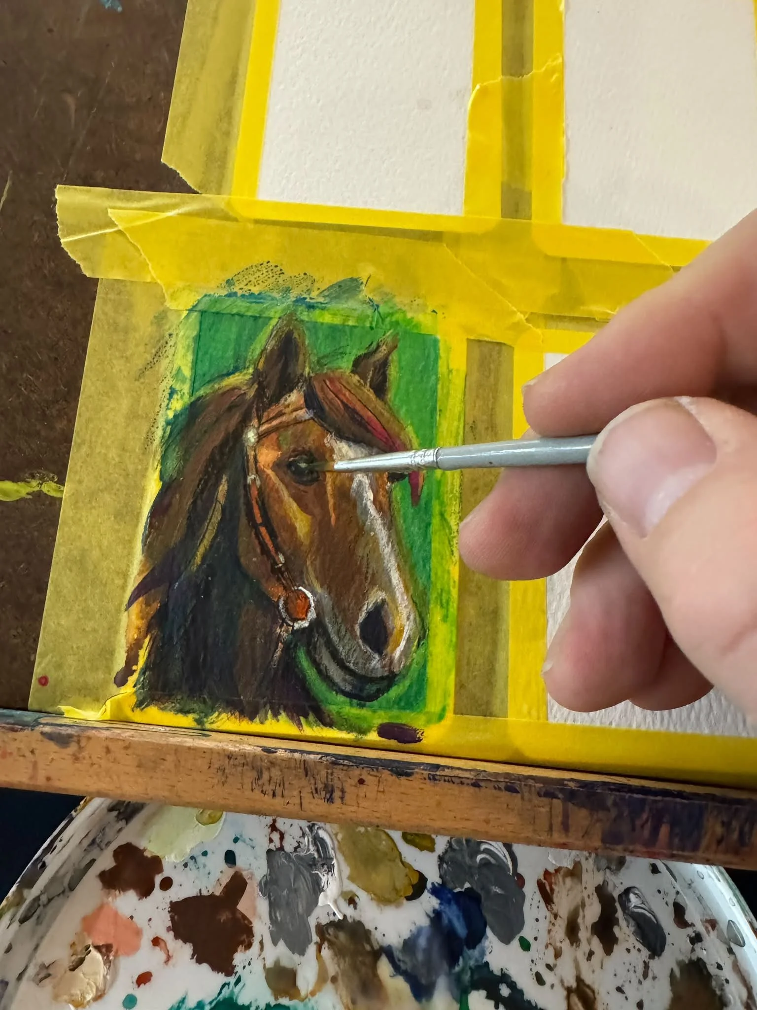 Working on something new at The Frederick Fair. Come stop by Building 8. I&rsquo;m here till 10pm.