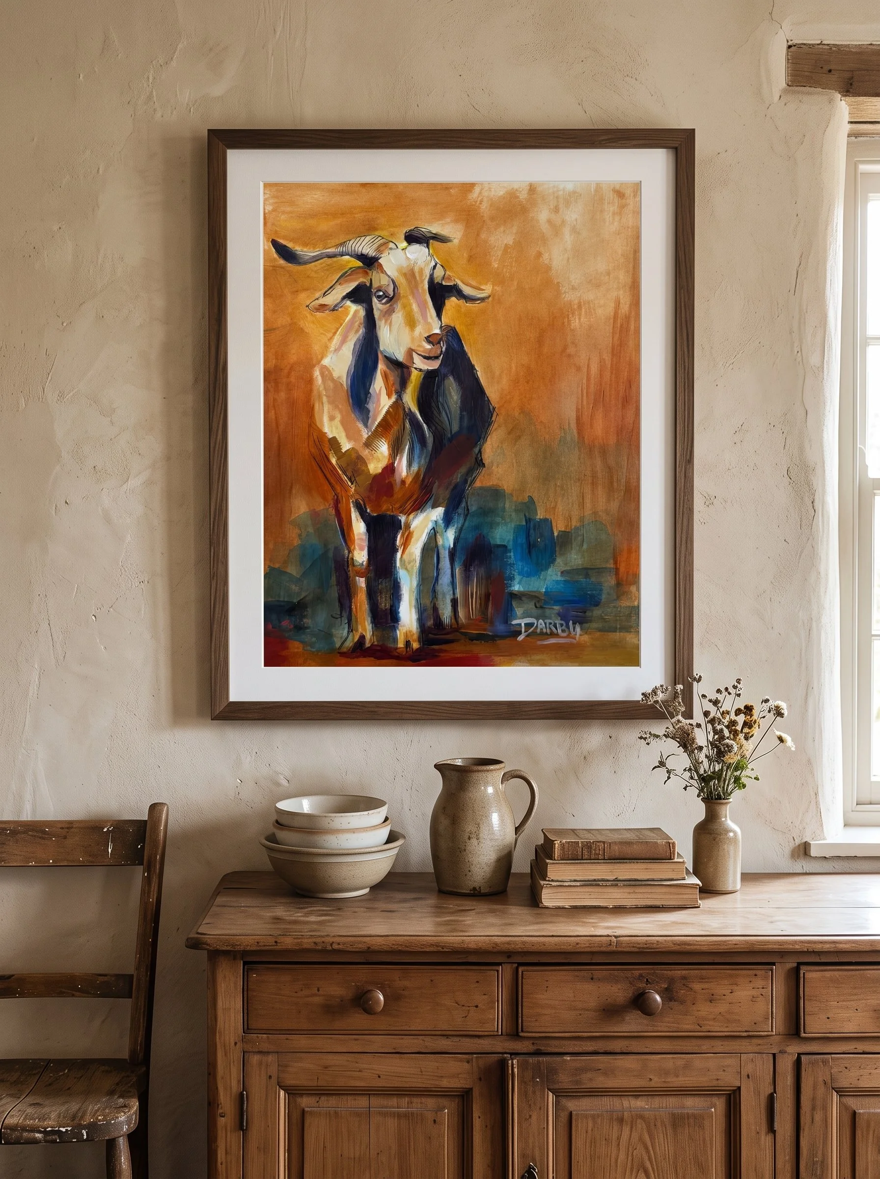 Stand (Alpine Goat) – Fine Art Print