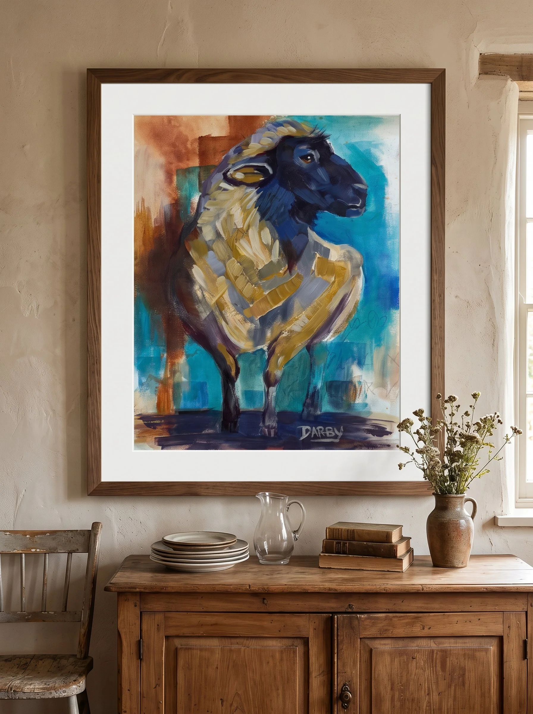Be Still (Suffolk Sheep) – Fine Art Print