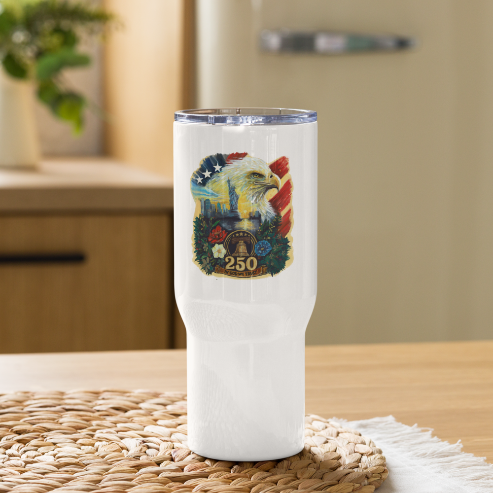 America 250 Stainless Steel Travel Mug