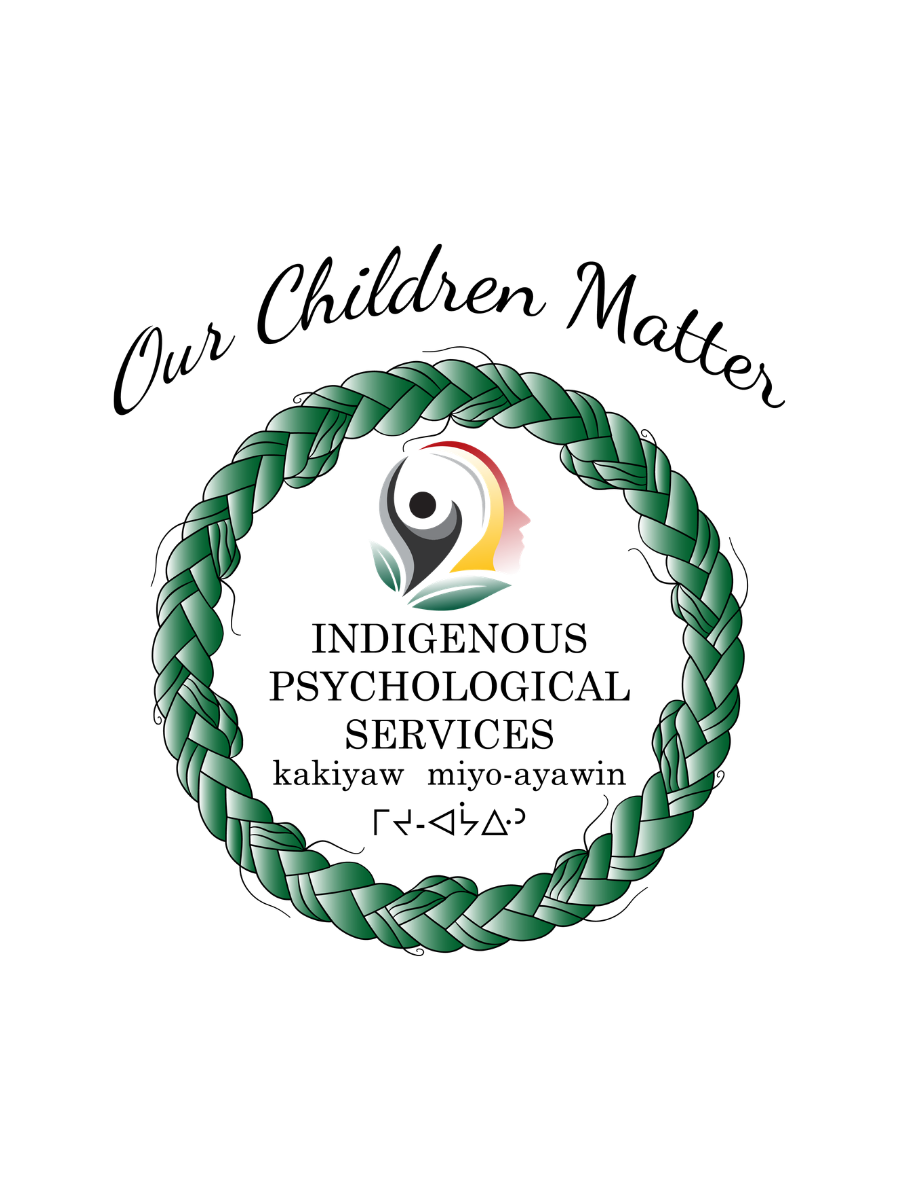 A logo featuring a stylized face within a green braided circle, with accents of eyes, face, and a red shape adjacent to the face, set against a black background.