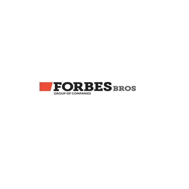 Forbes Bros logo with black text and a red square, alongside smaller text that reads 'Group of Companies' on a white background.