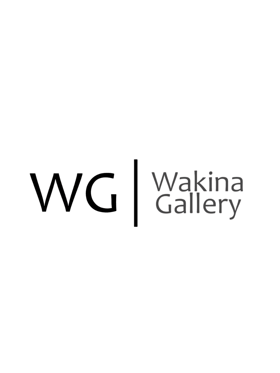 Logo of Wakina Gallery with a stylized black bird and the text 'WCG Wakina Gallery'.