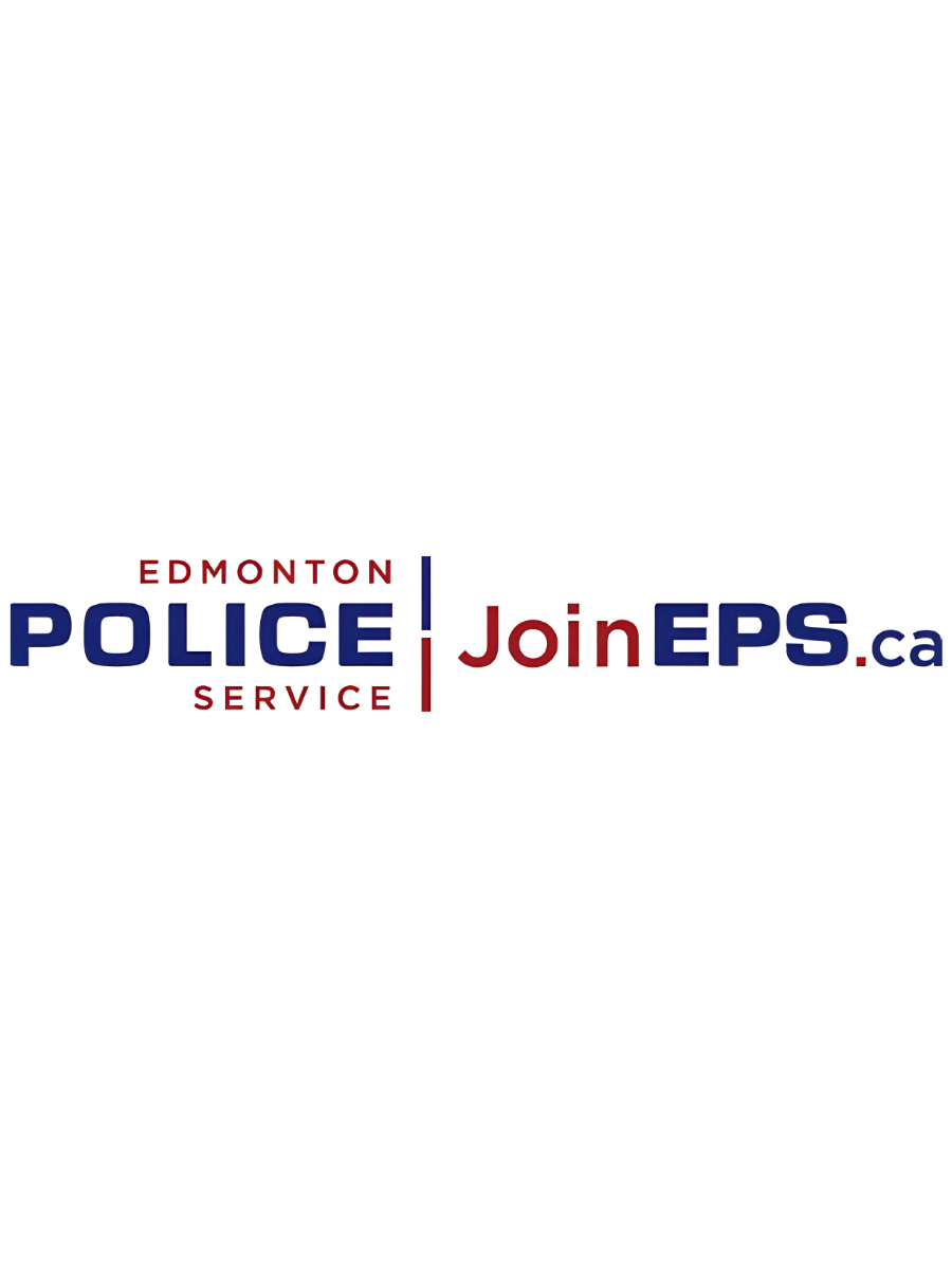 Promotional banner for Edmonton Police Service encouraging to join EPS with website link.
