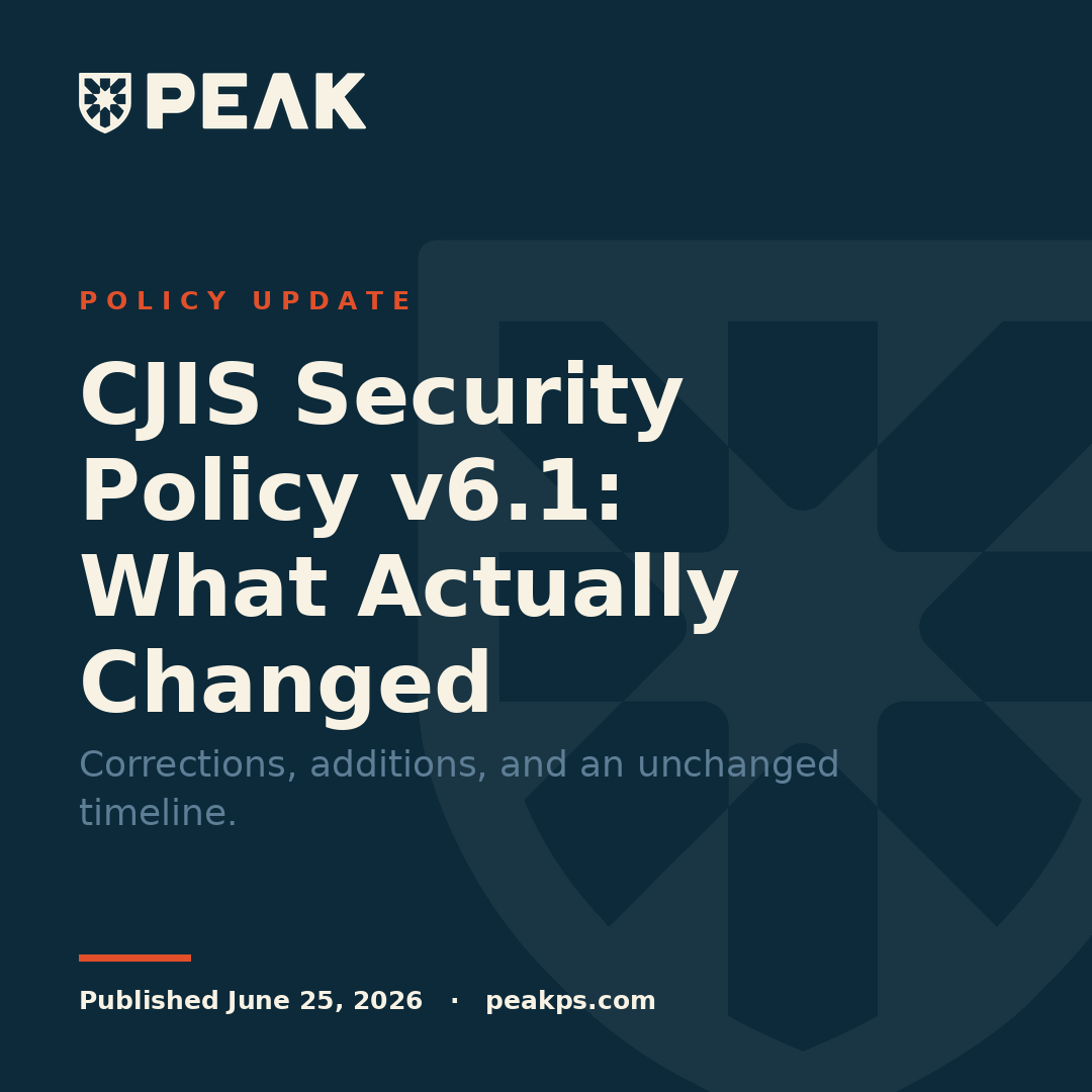 CJIS Security Policy 6.1 – Understanding the Changes
