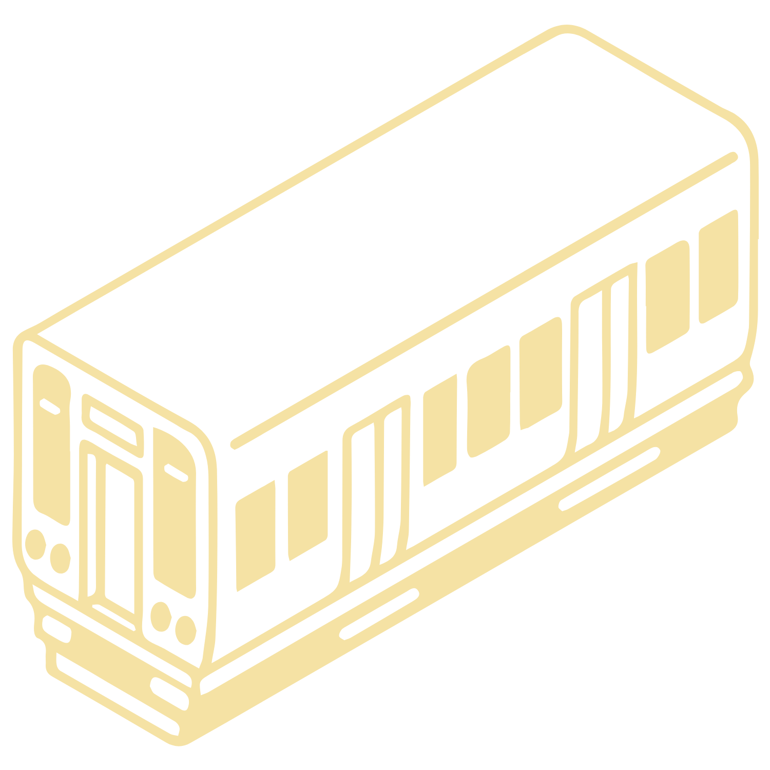 Illustration of a Chicago train