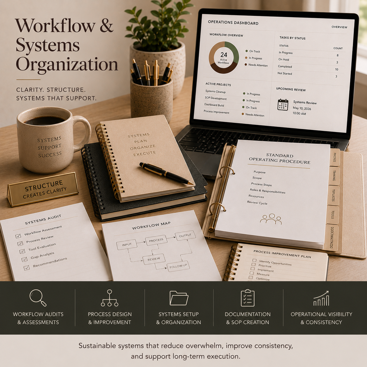 Workflow & Systems Organization