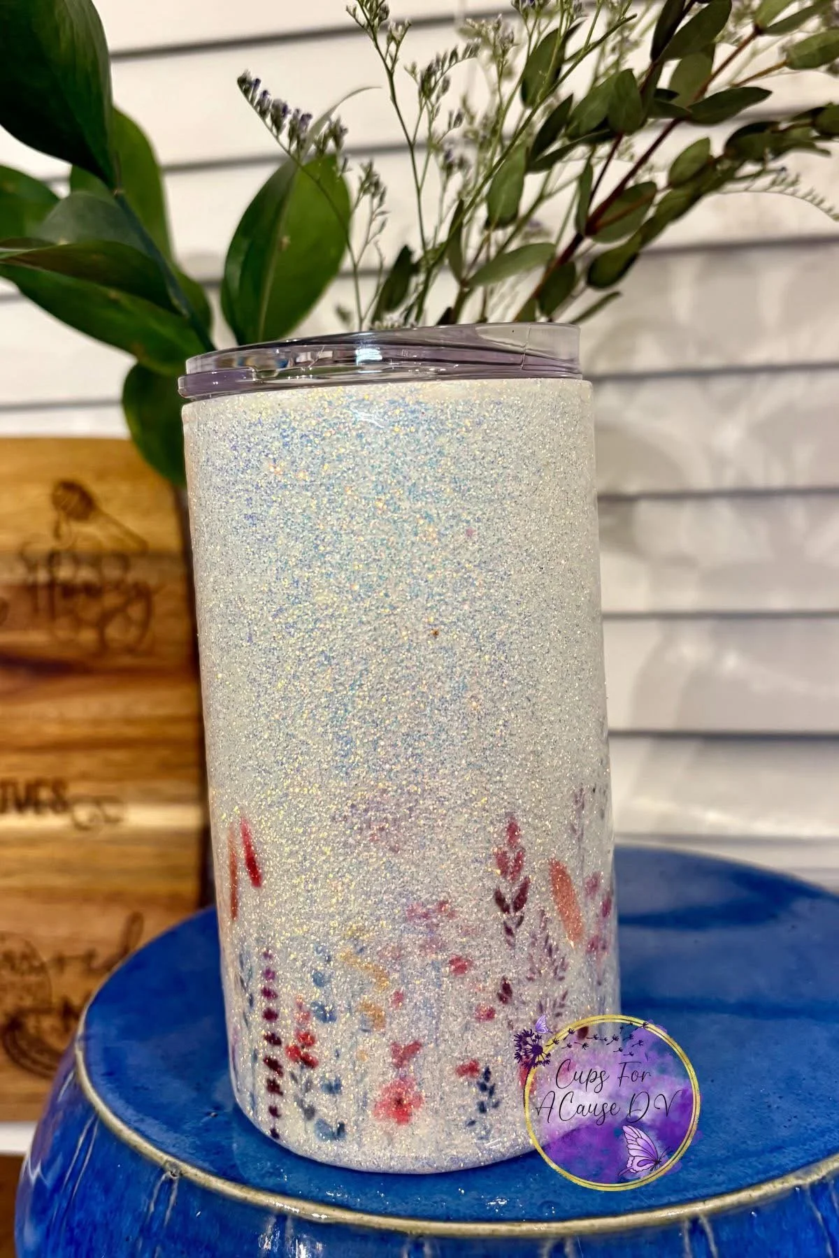 Feather tan flowers 12 oz