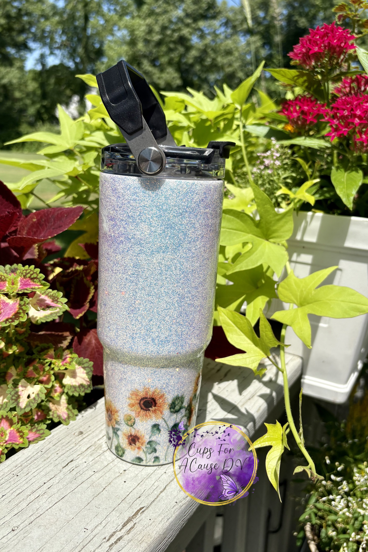 Sunflower water bottle