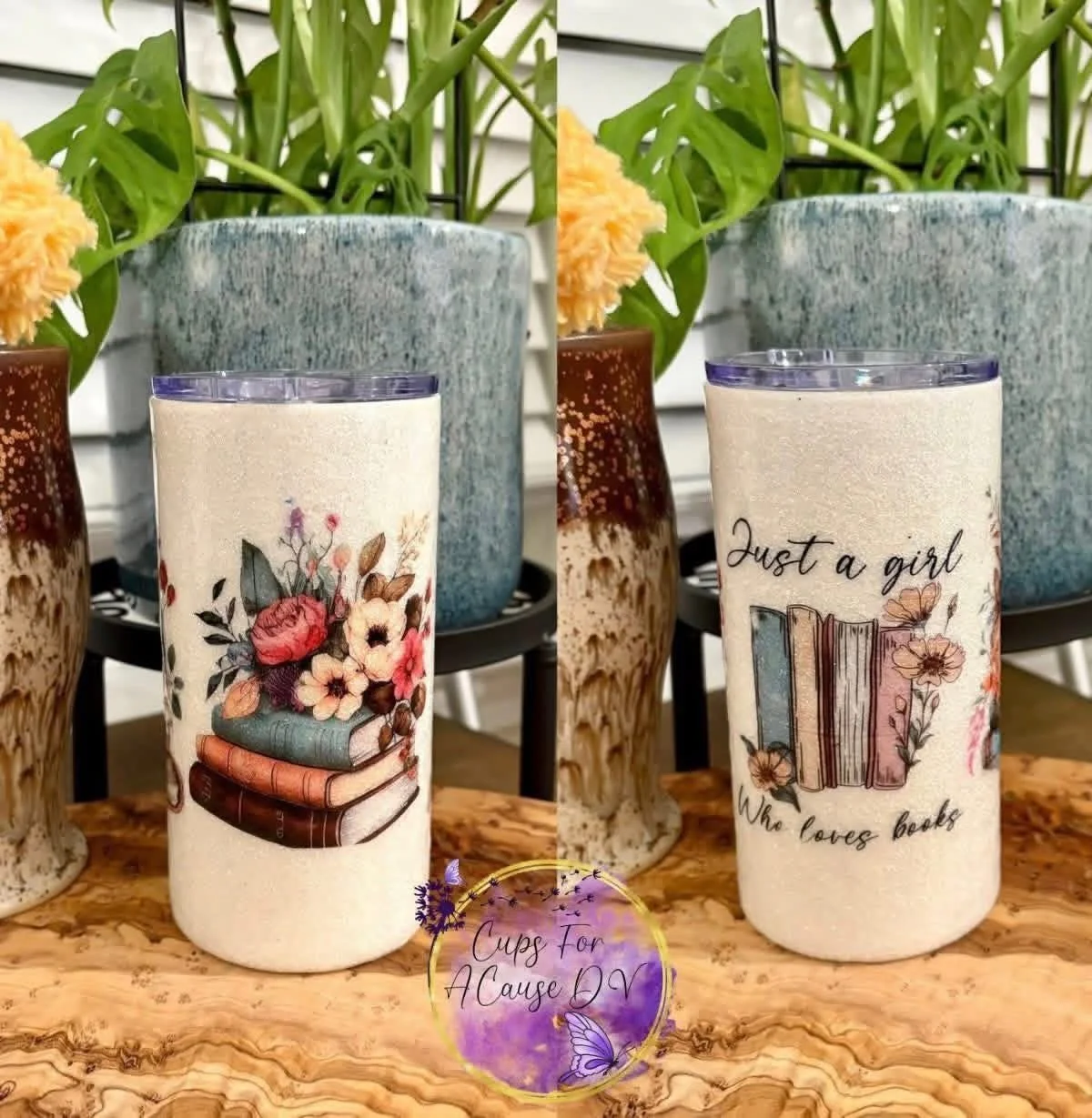 Just a girl who loves books 12 oz