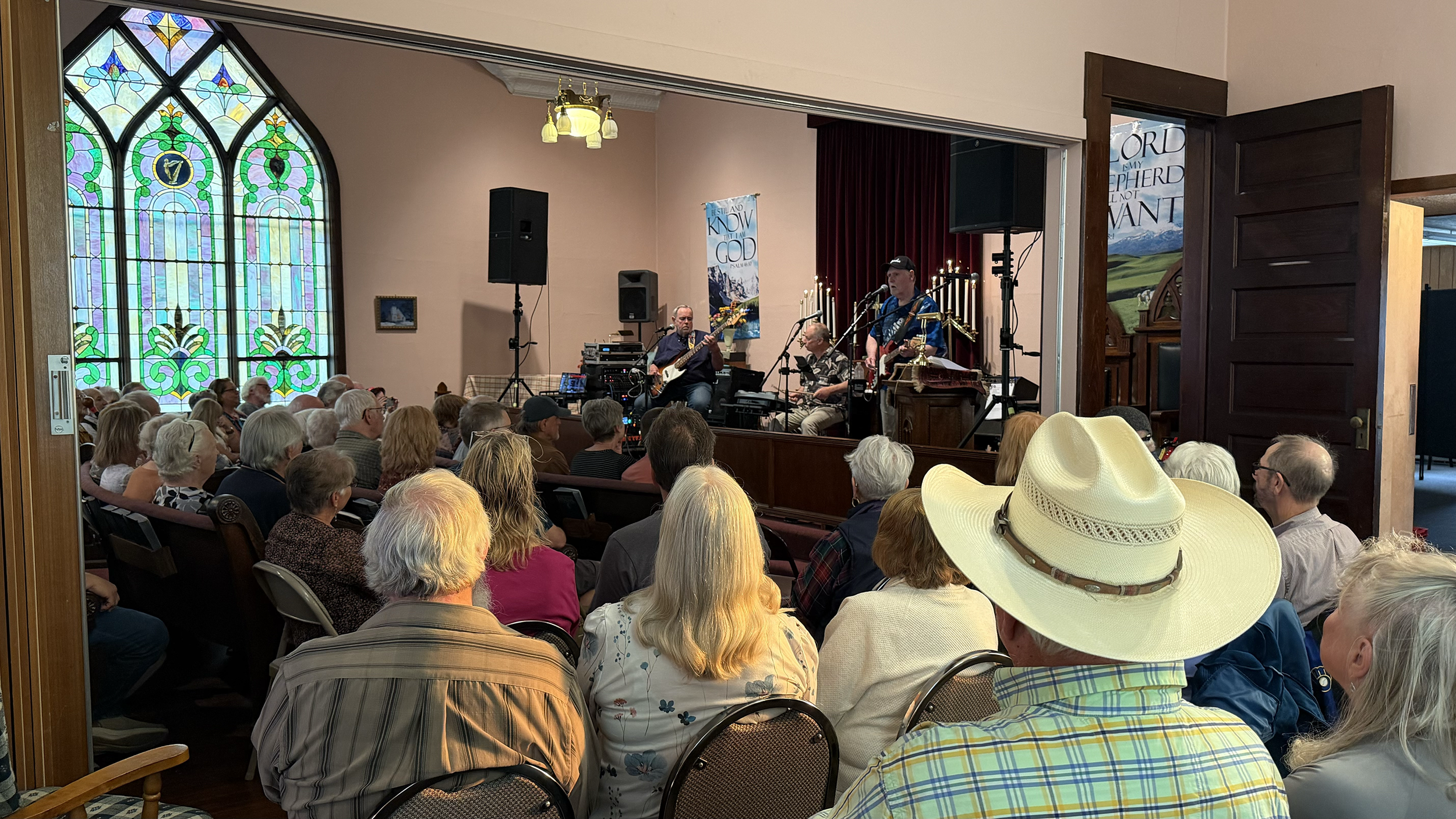 Preservation Concert at Pleasant Valley Country Church featuring Two Old Men and Friends performing