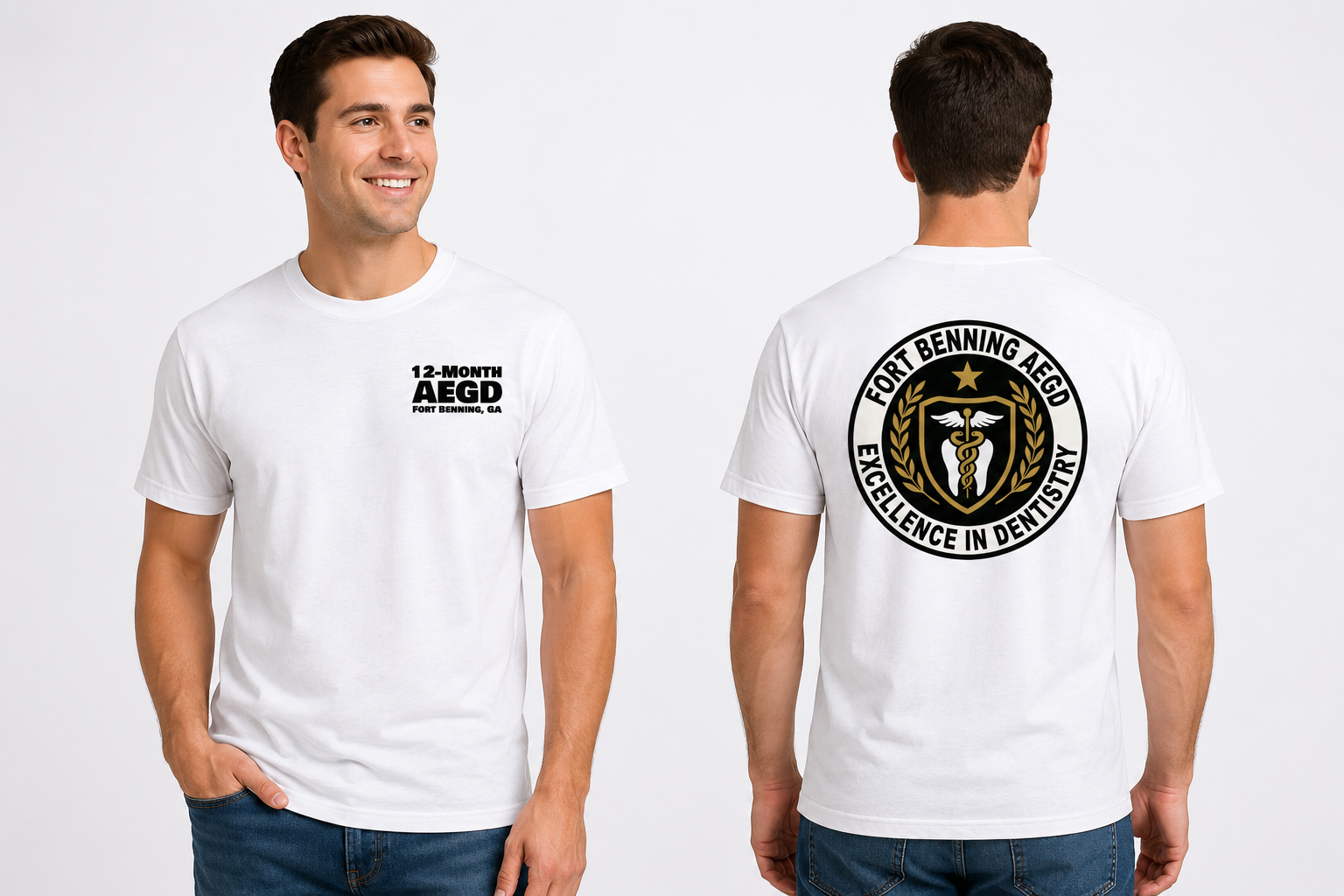 AEGD Shirt Front & Back Design