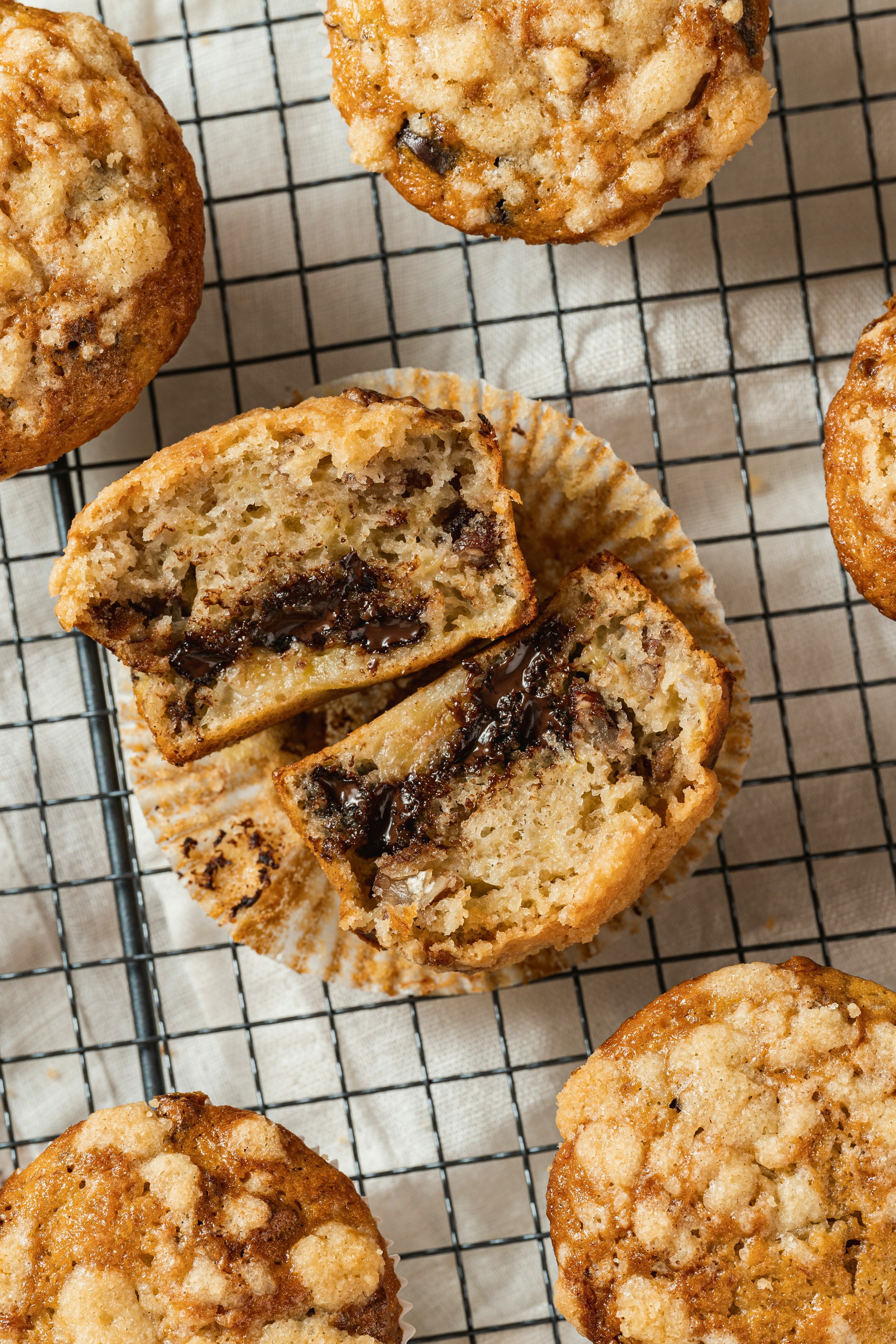 My Go-To Banana Oatmeal Chocolate Chip Muffins