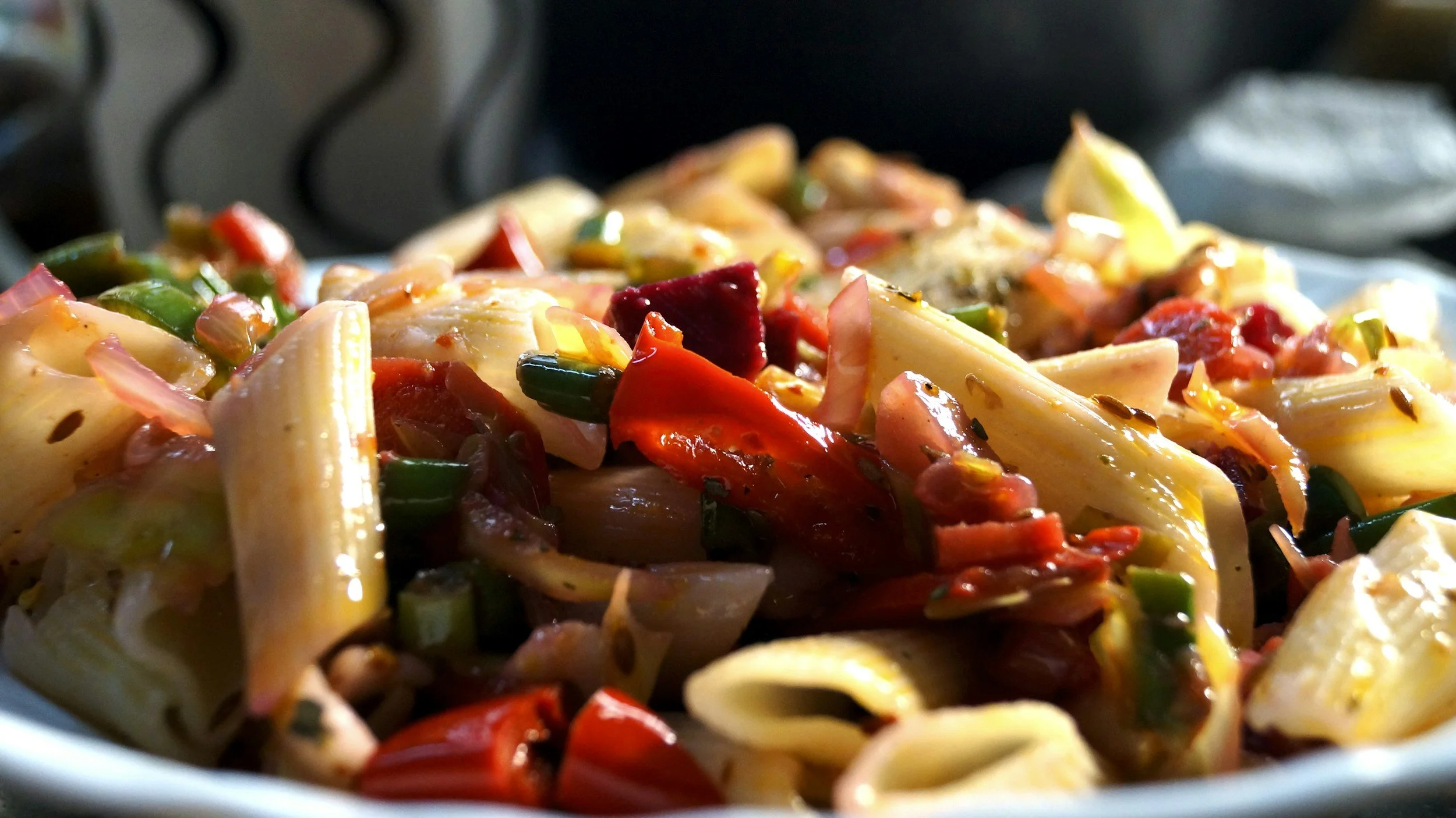 Creamy Pasta Primavera 