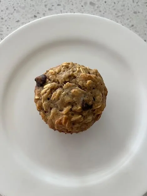 My homemade  banana oatmeal muffins