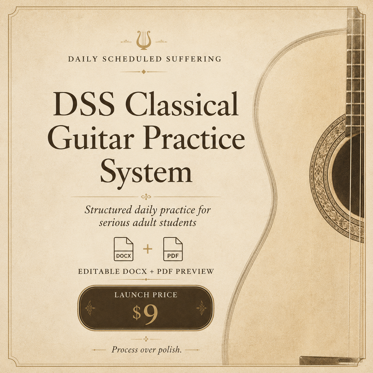 DSS Classical Guitar Practice System