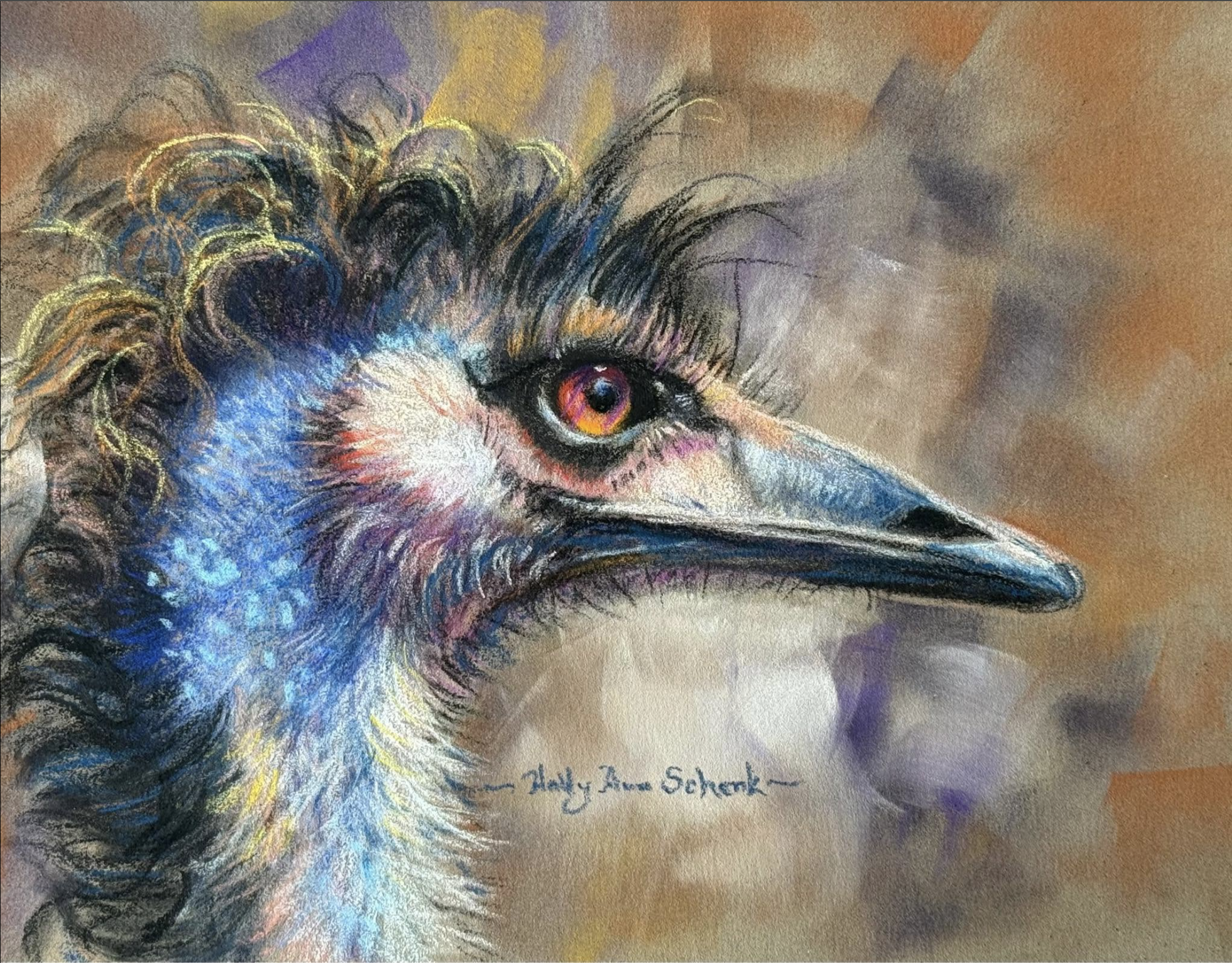 Holly Ann Schenk's Pointalism painting - featured in the Fusion Fine Art gallery.