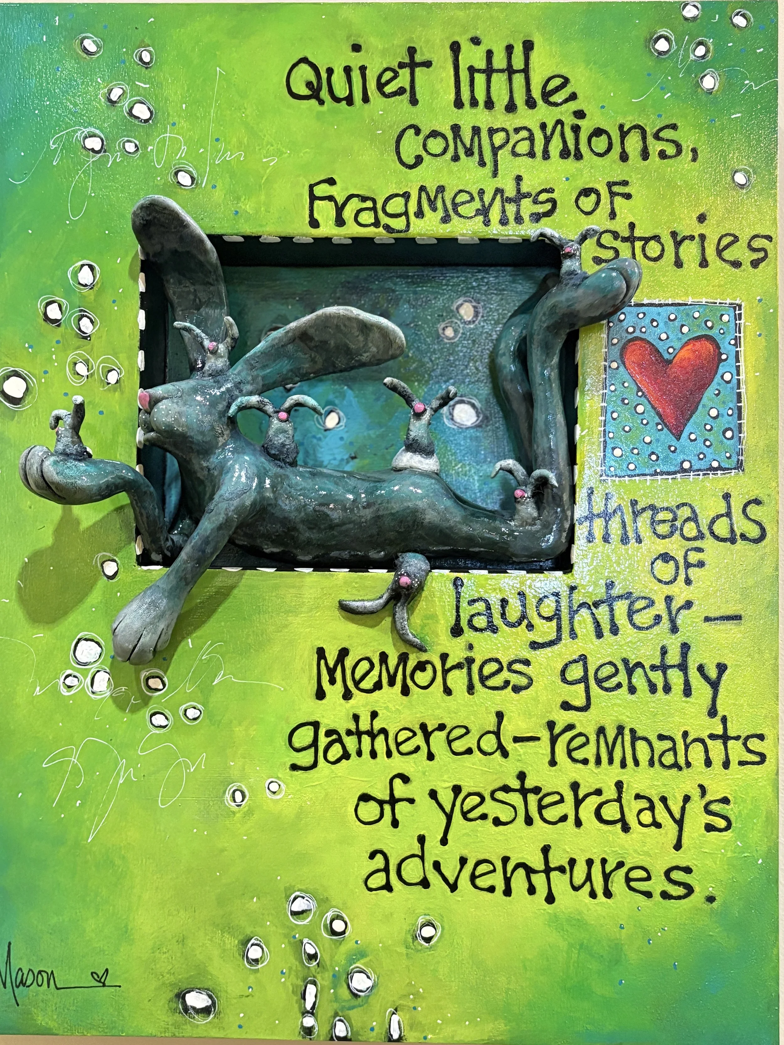 Leslie Mason's artwork - featured in the Fusion Fine Art gallery.