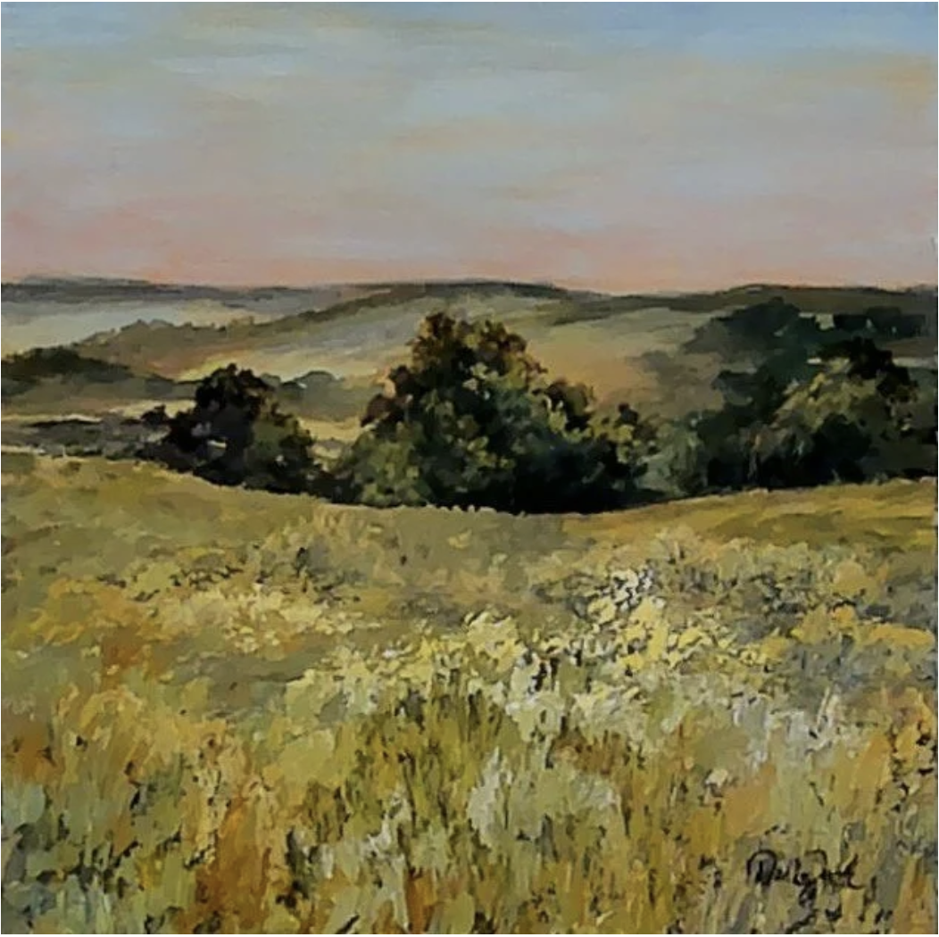 Darla Zook's Rolling Hills - featured in the Fusion Fine Art gallery.
