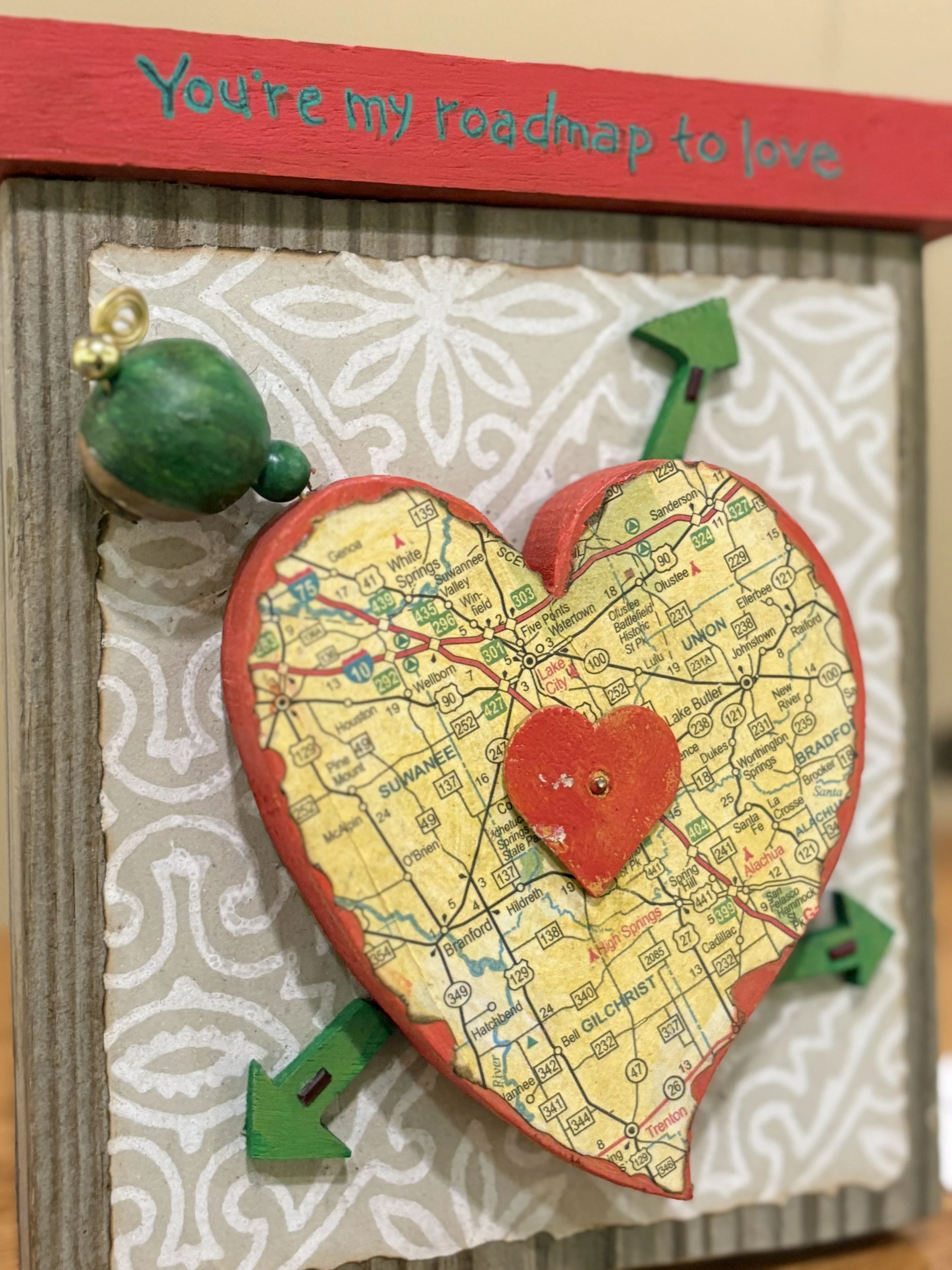 Mary Pat Corder's heart art - featured in the Fusion Fine Art gallery.