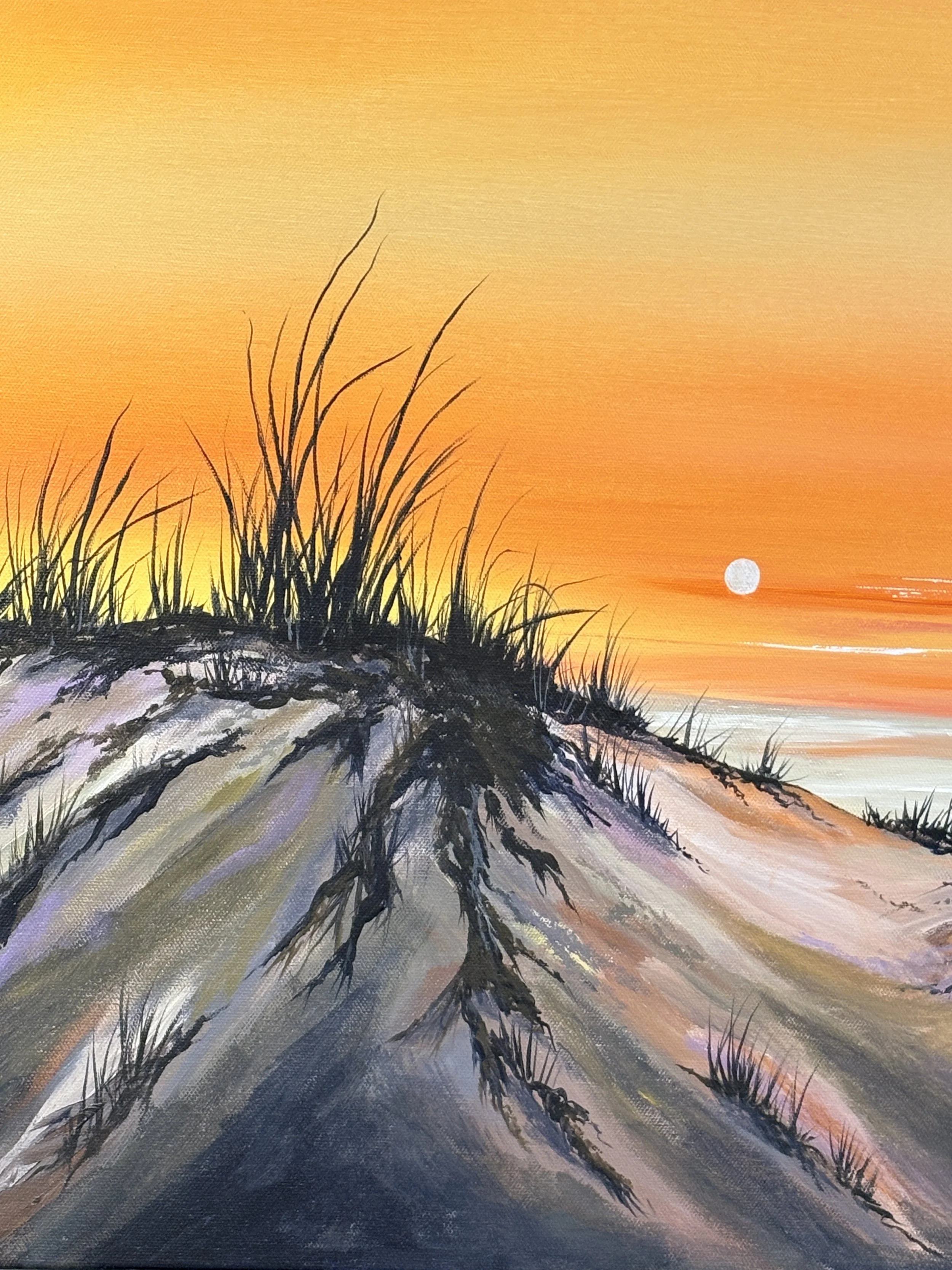 Ruthie Wolkey Beach painting - featured in the Fusion Fine Art gallery.