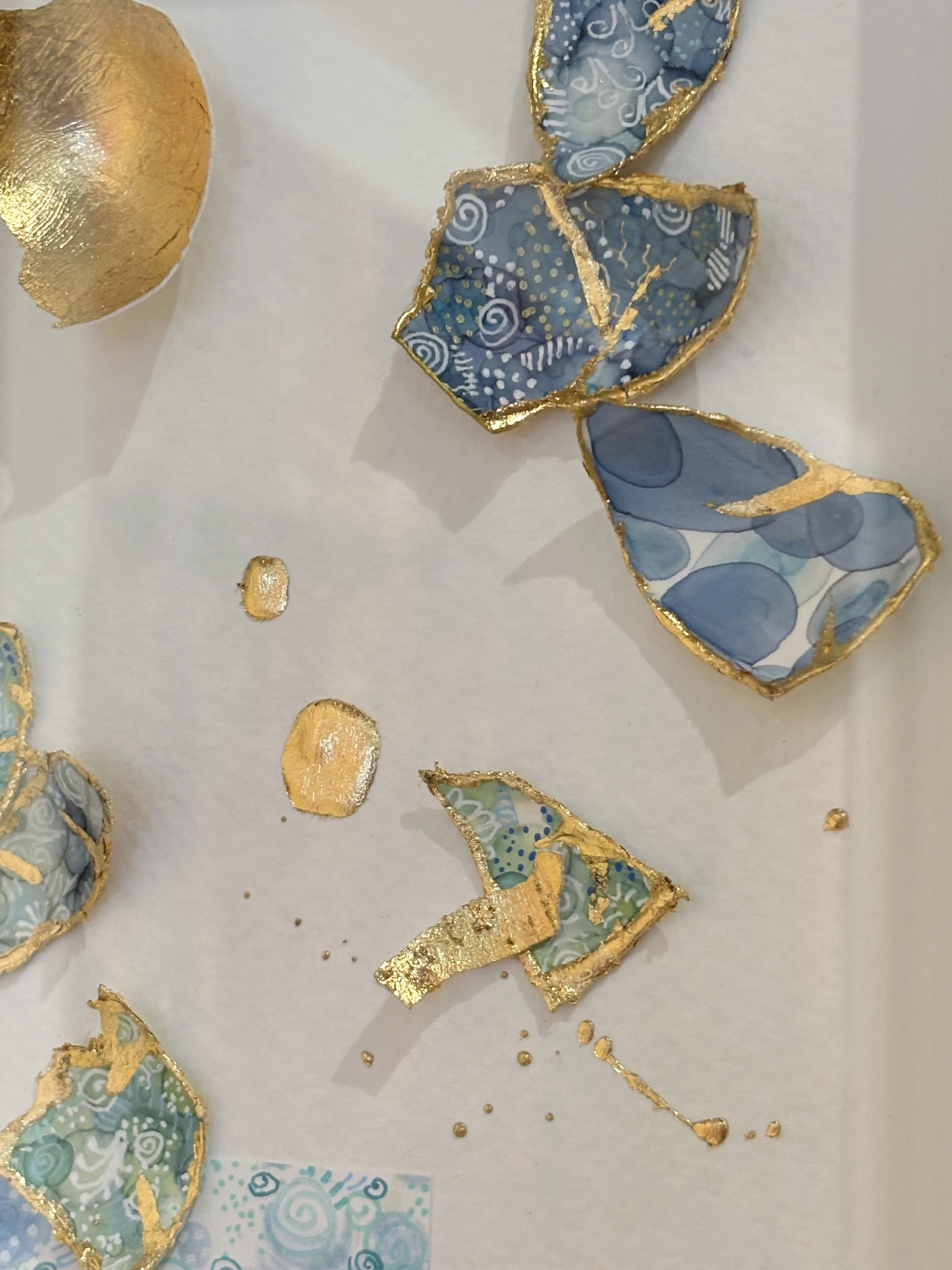 Julie Koch's assemblage artwork - featured in the Fusion Fine Art gallery.