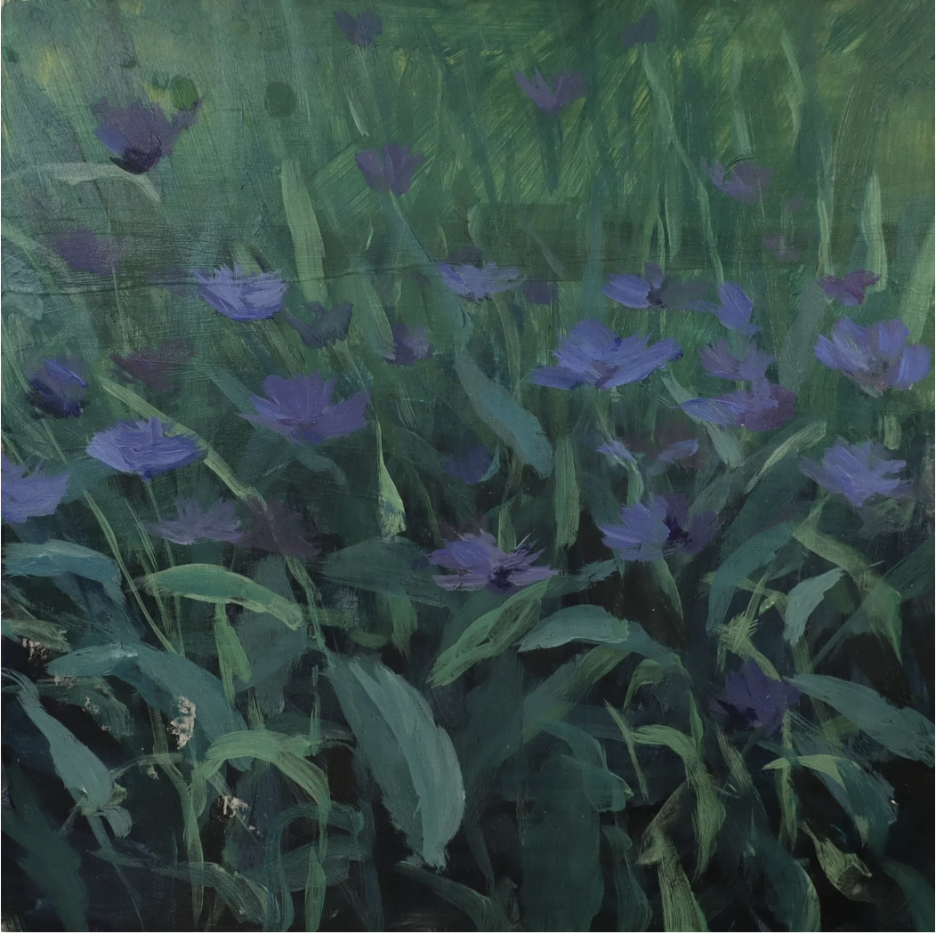 Flowers by the Lake