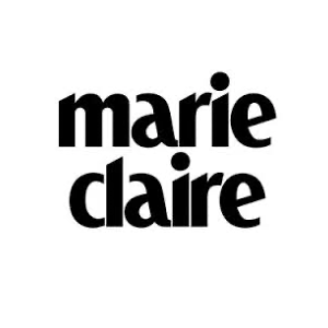 Marie Claire logo in black text on a white background.