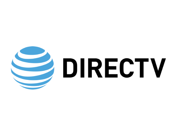 AT&T logo with the word DIRECTV.