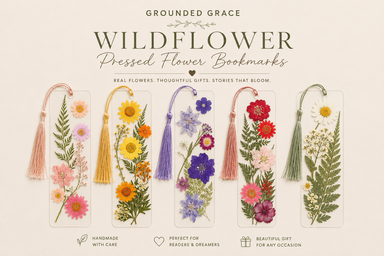 Wildflower Bookmarks