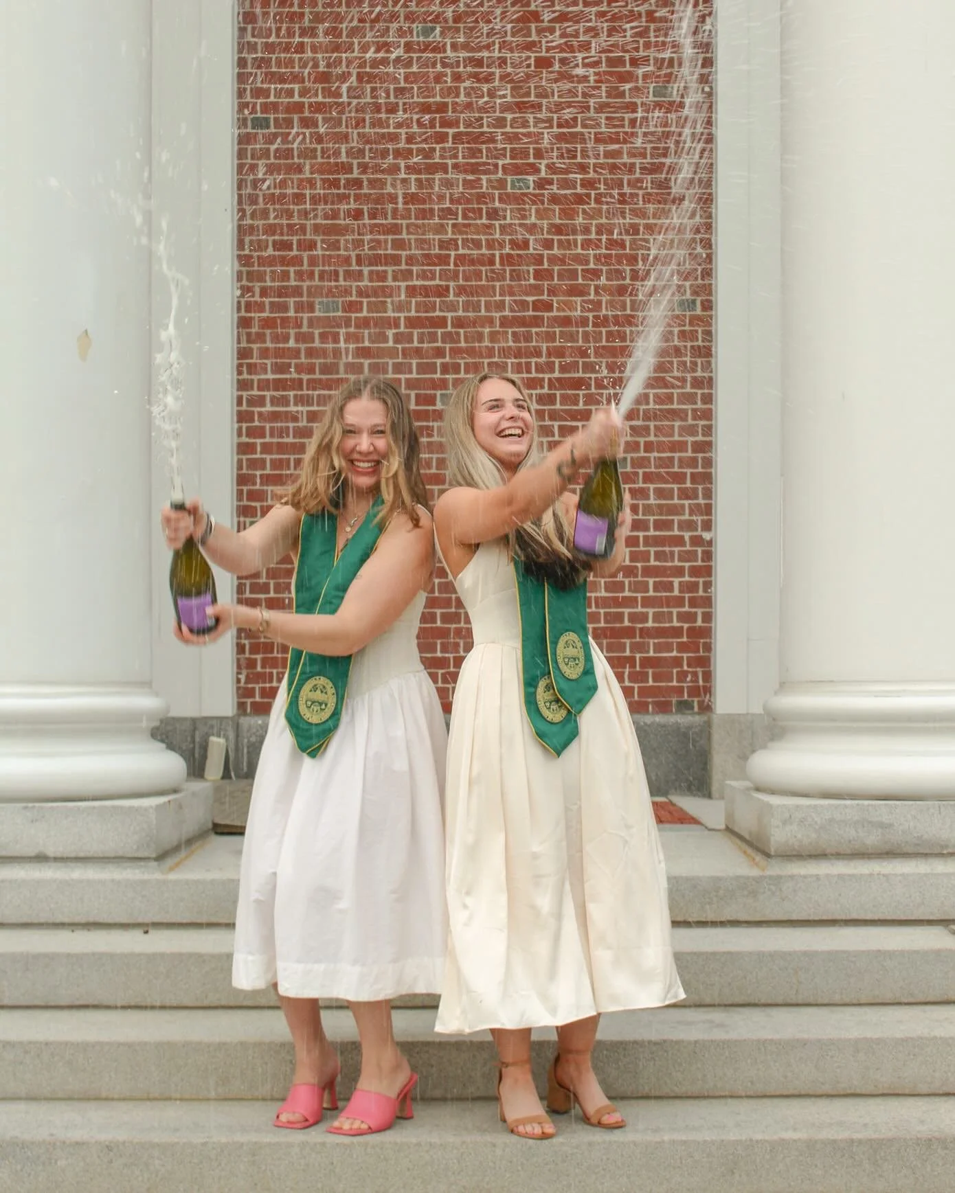 From finals to fizz&mdash;cheers to the next chapter!🍾🎓 #UVMGrad