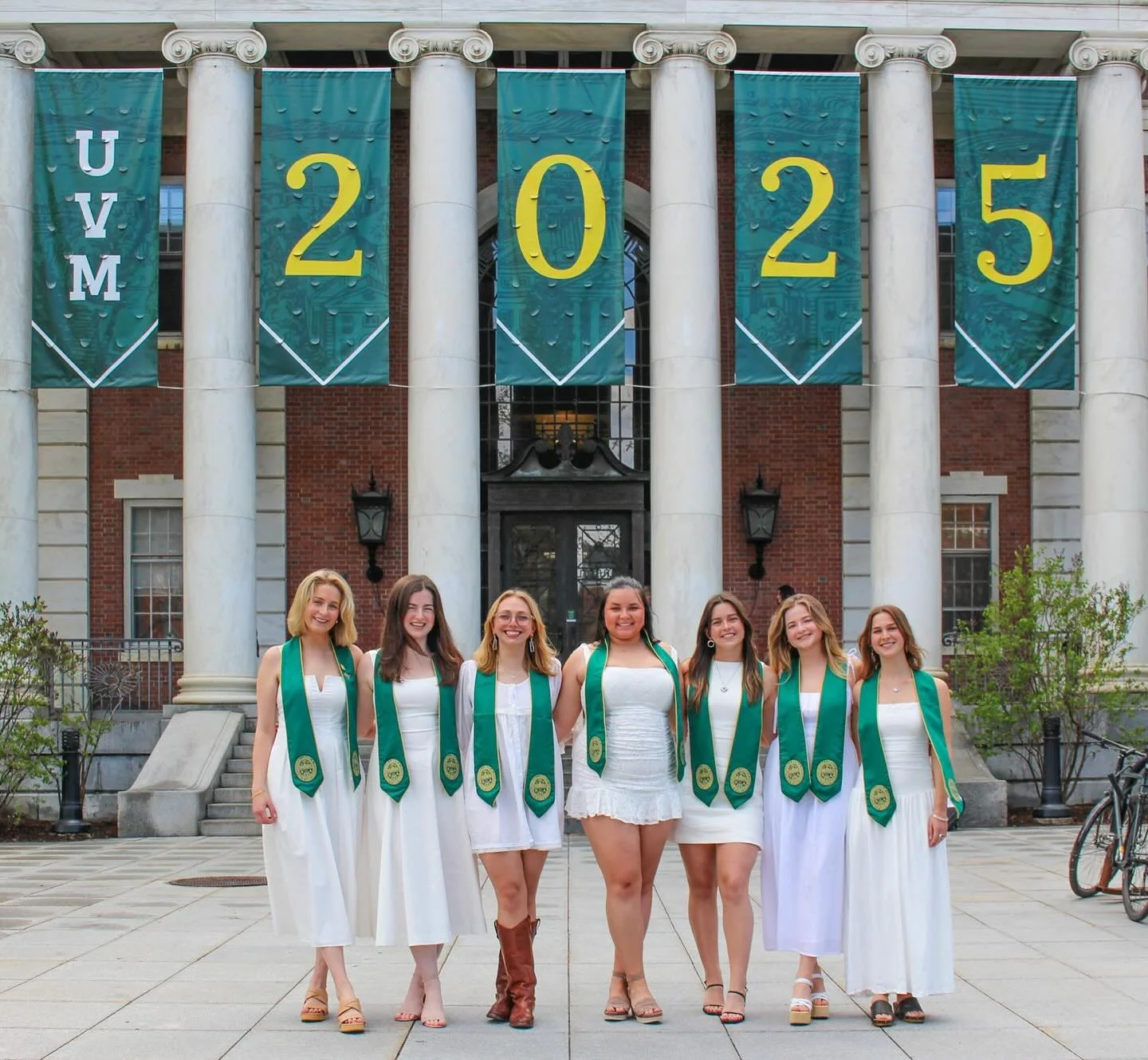 Kicked off grad season with these beauties on Friday 💚💛

4 shoots down, 11 to go&mdash;and trust me, more gems from this shoot are on the way! 🎓📸 #SeniorSeason #UVMgrad