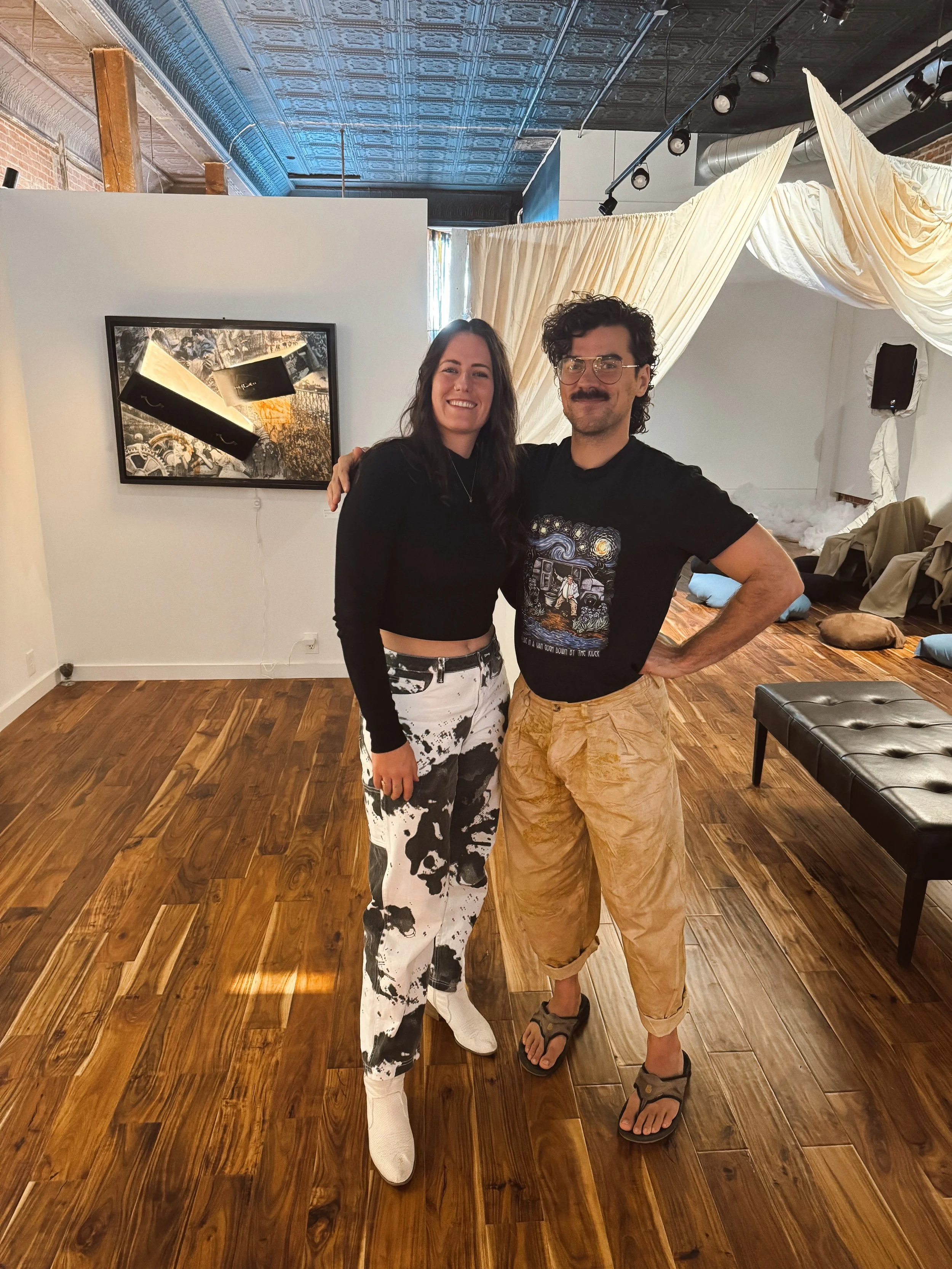 I have the coolest friends who do the coolest things! So proud of @duncanclarkmenzies and his show at Terrain in Spokane. Go check it out now through June 27th, and get a wall lamp before they&rsquo;re sold out! 💡 
-
#artcommunity #spokane #artgalle