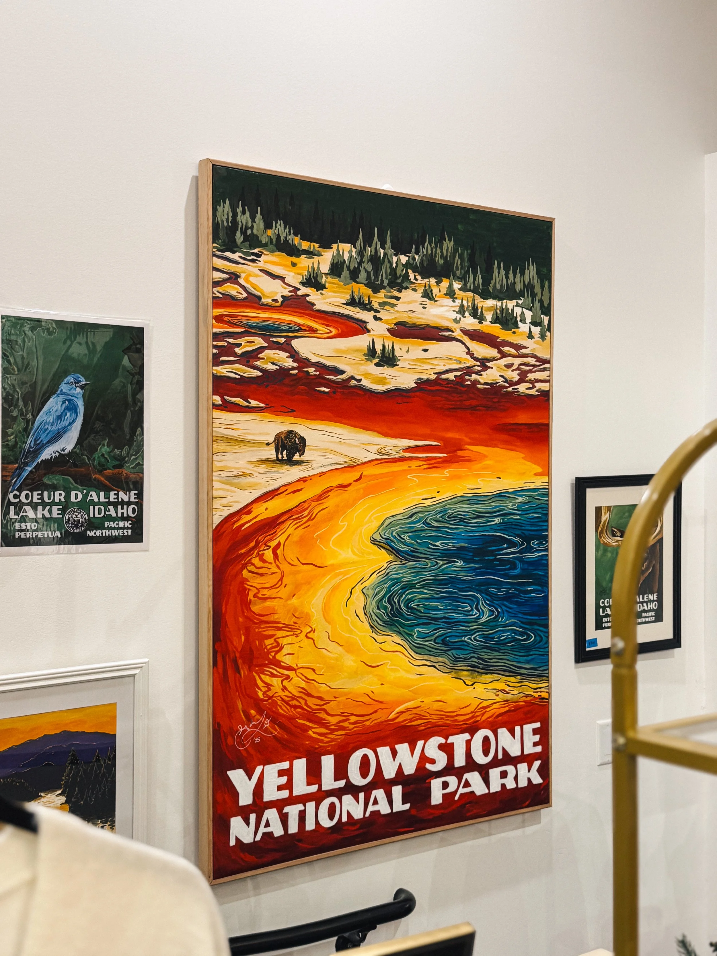 Yellowstone National Park on Canvas