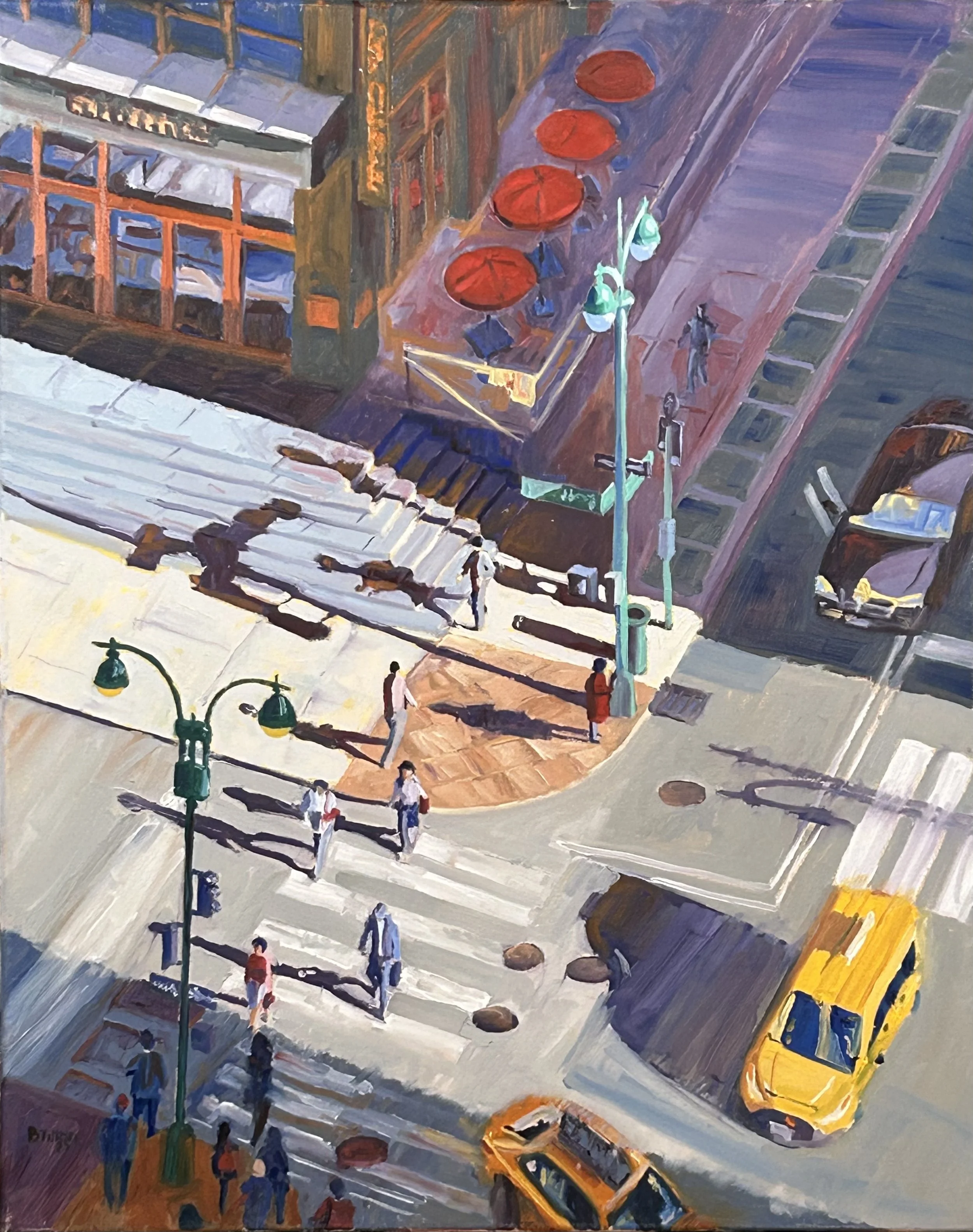 New York, Cafe View from Above