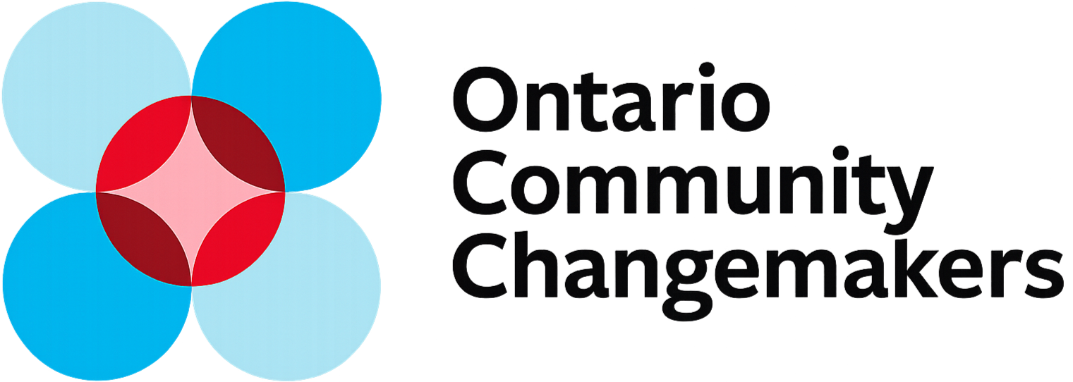 Ontario Community Changemakers logo.