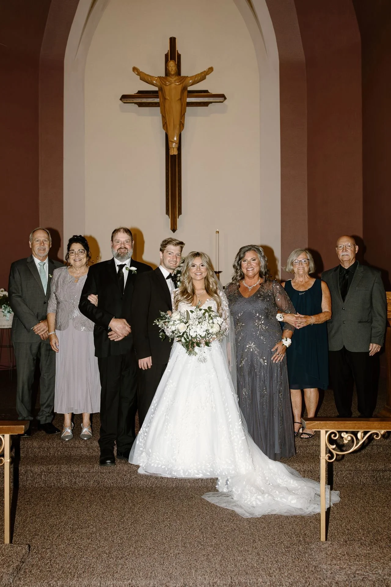 After: Seamlessly added the groom into the photo, ensuring natural integration and a cohesive final composition that feels authentic.