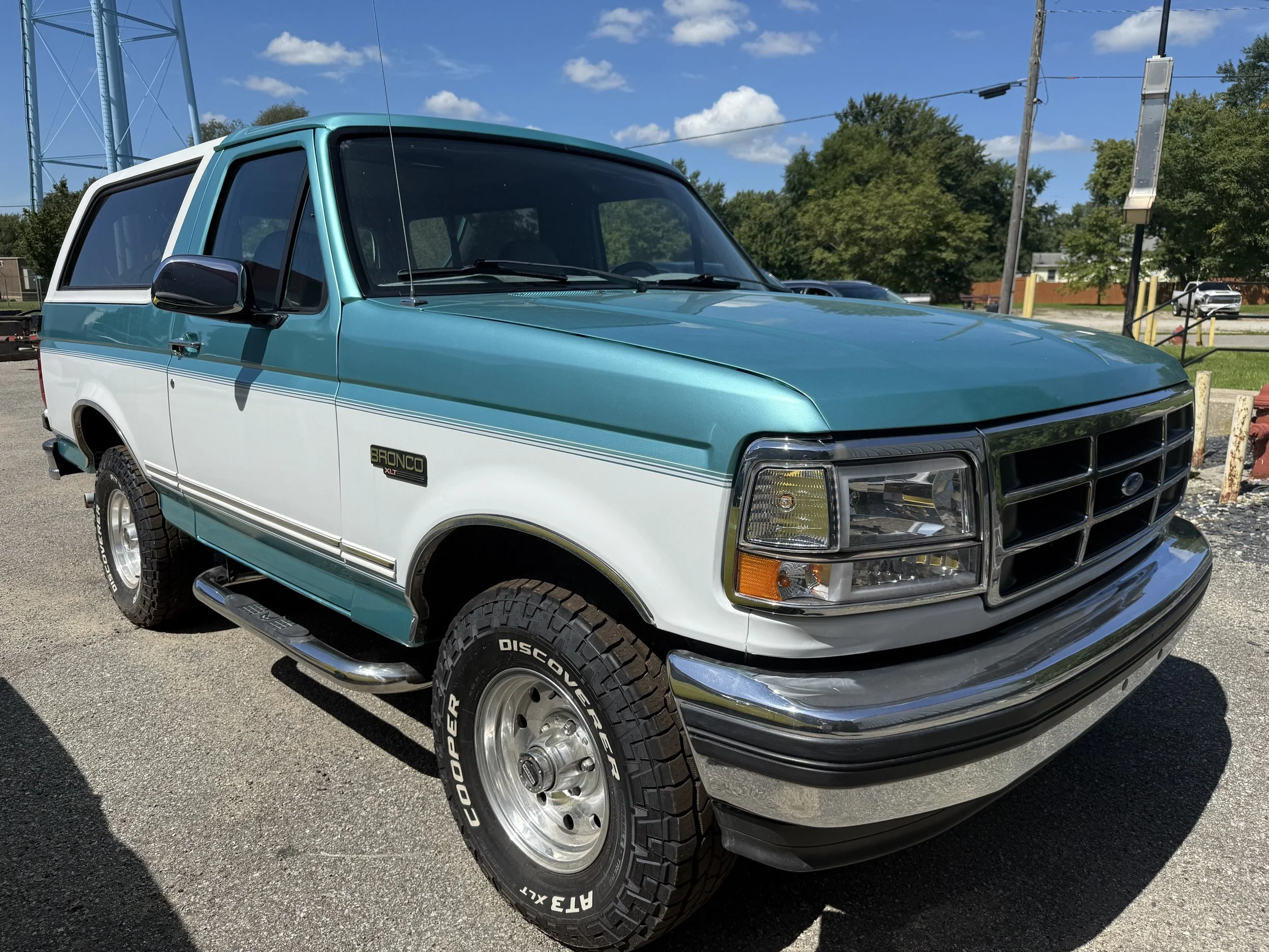 Classic car undergoing custom cosmetic restoration and rust repair for a like-new finish. Expert body shop in Akron Indiana.