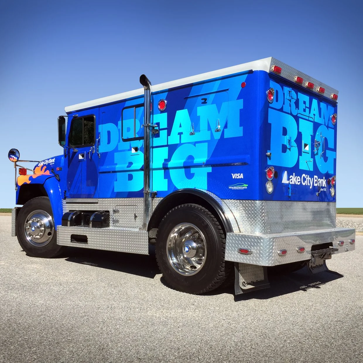 school bus fleet painting Thomas Blue Bird bus refinishing commercial vehicle collision repair industrial fleet coatings