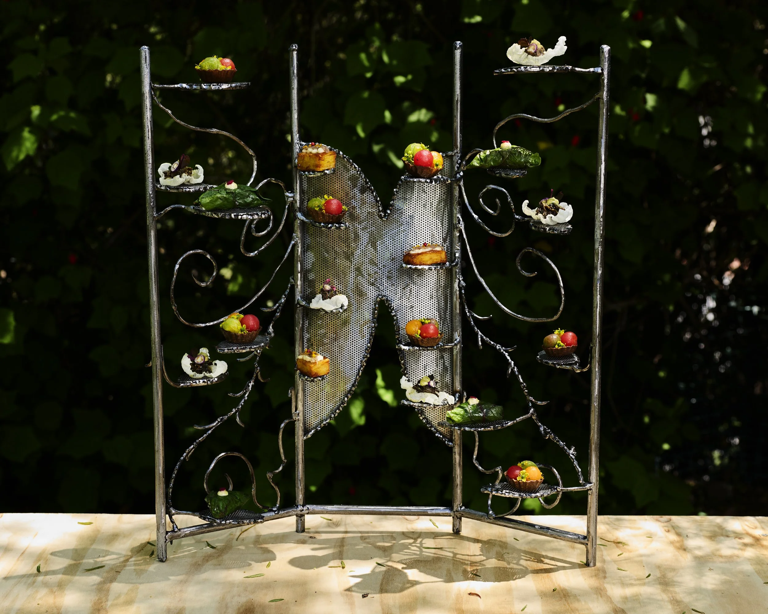 Butterfly Tabletop Tower