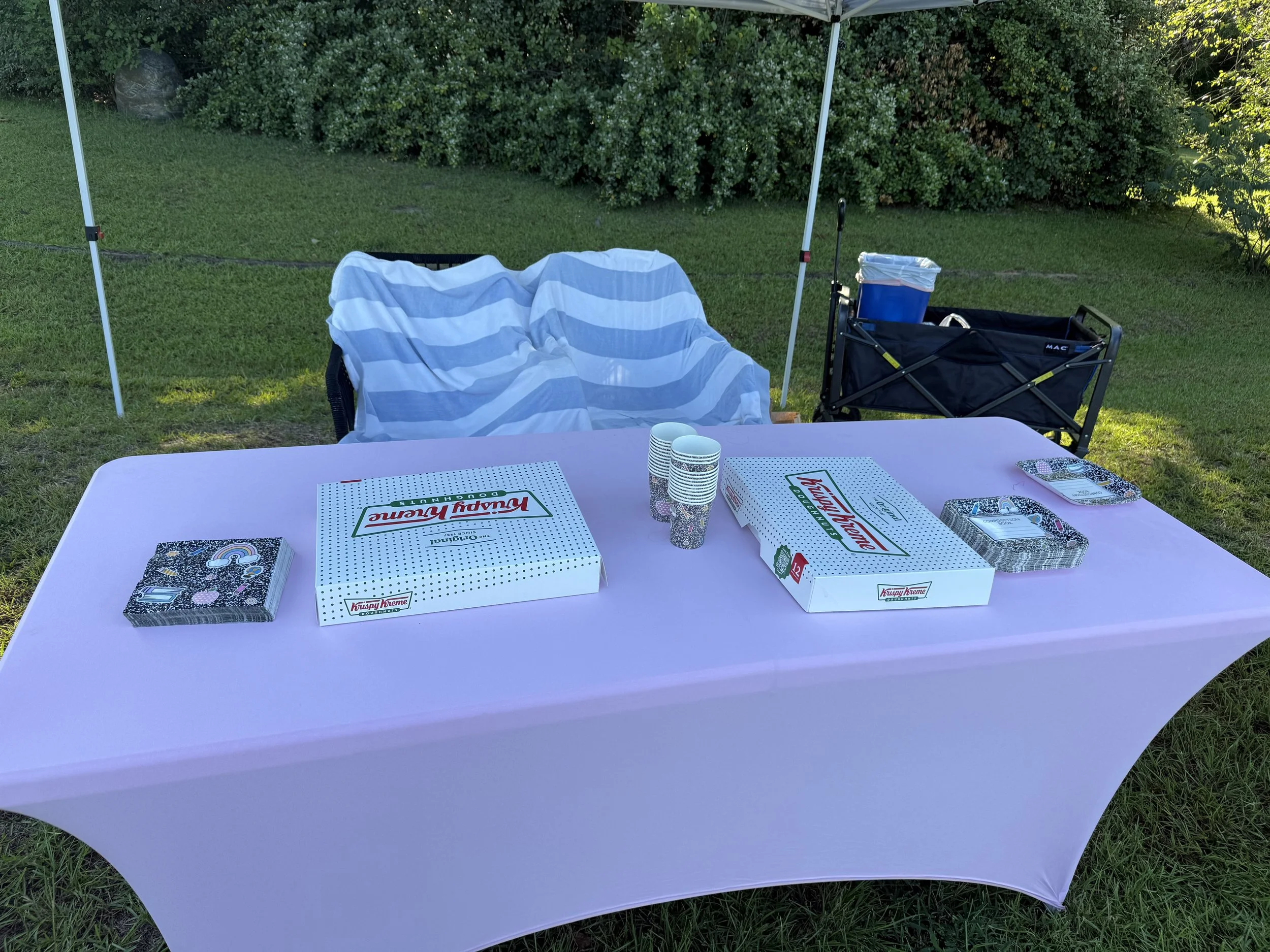 2026 Back 2 School Donuts at the bus stop