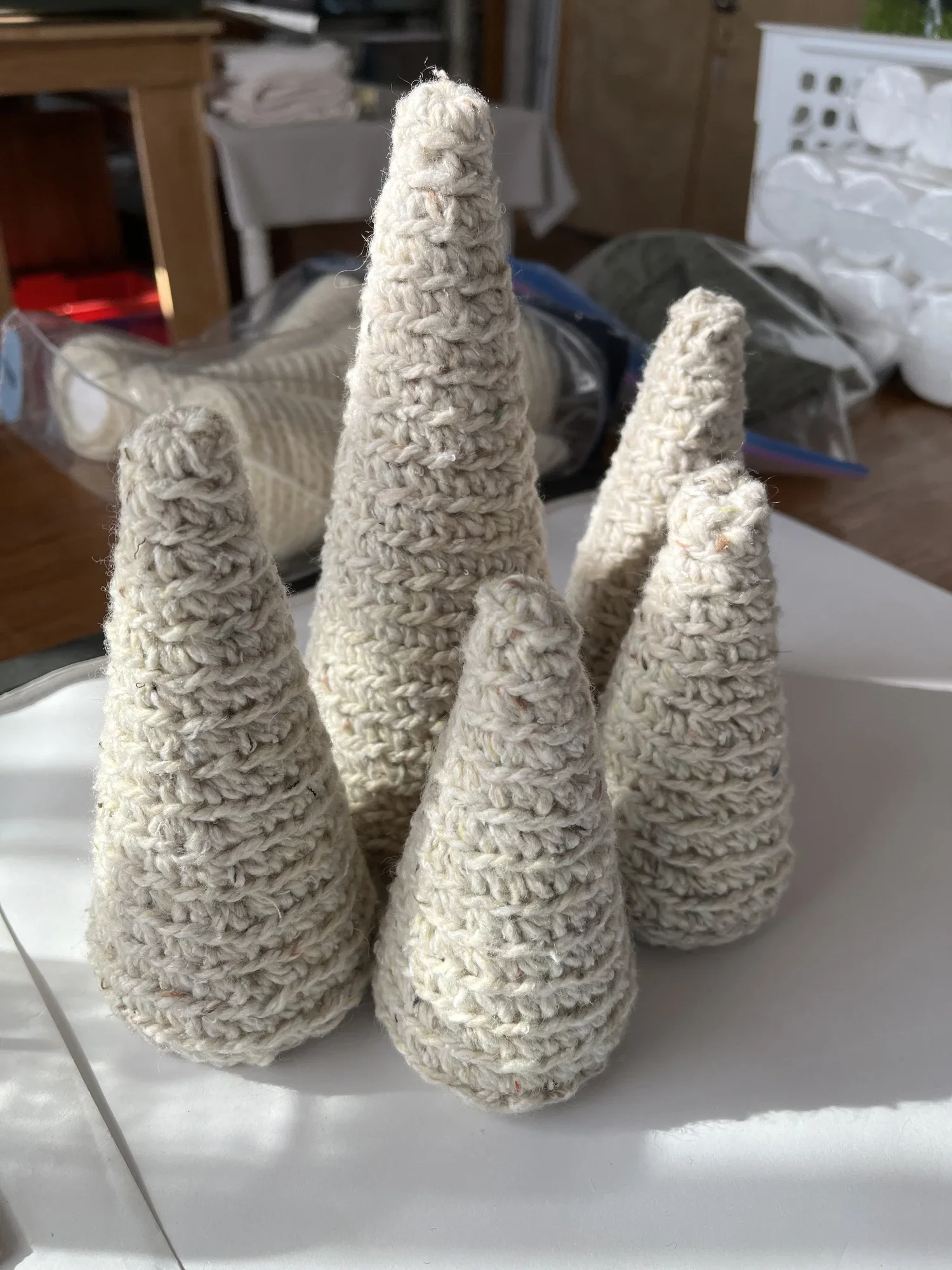 Crocheted Holiday Trees