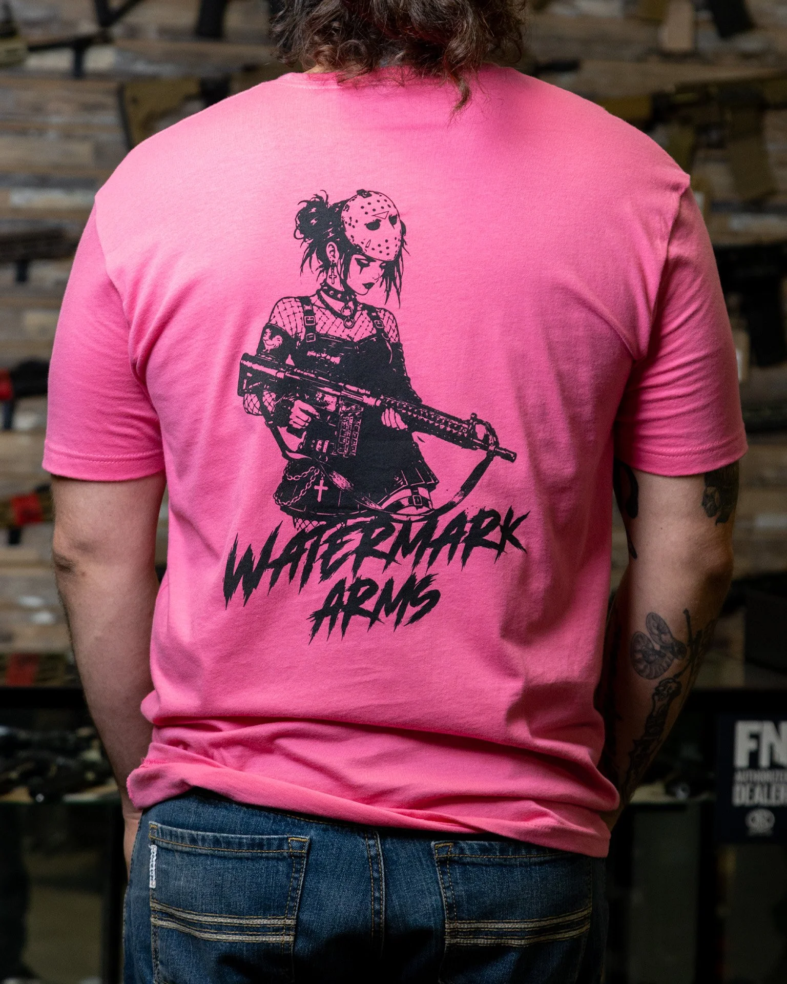 The Action Is The Juice Pink T-Shirt