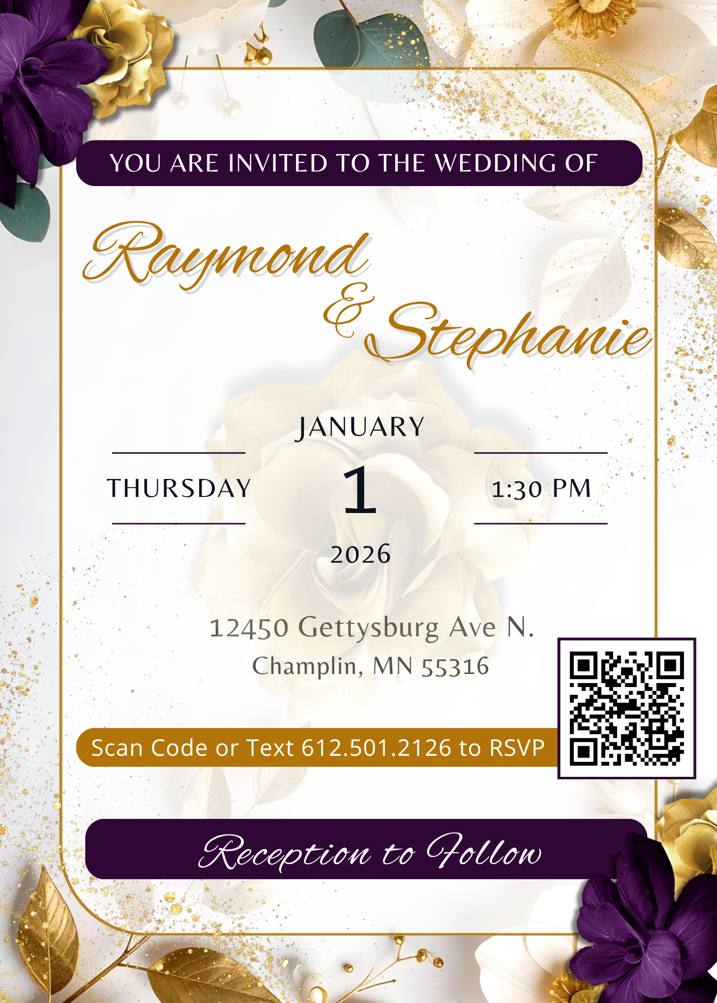 Blue and White Floral Wedding Invitation.png