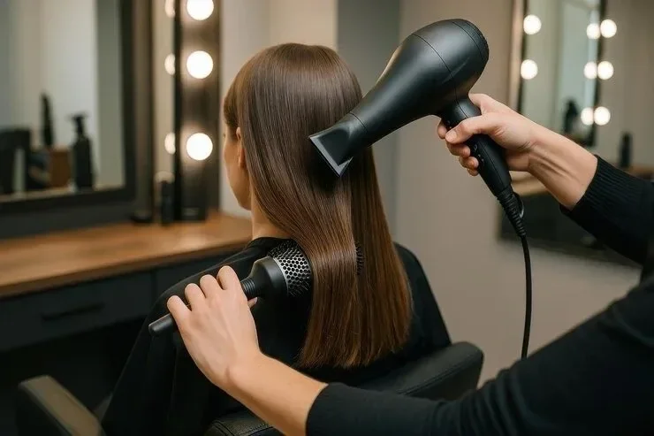 blow dry and hairstyle service