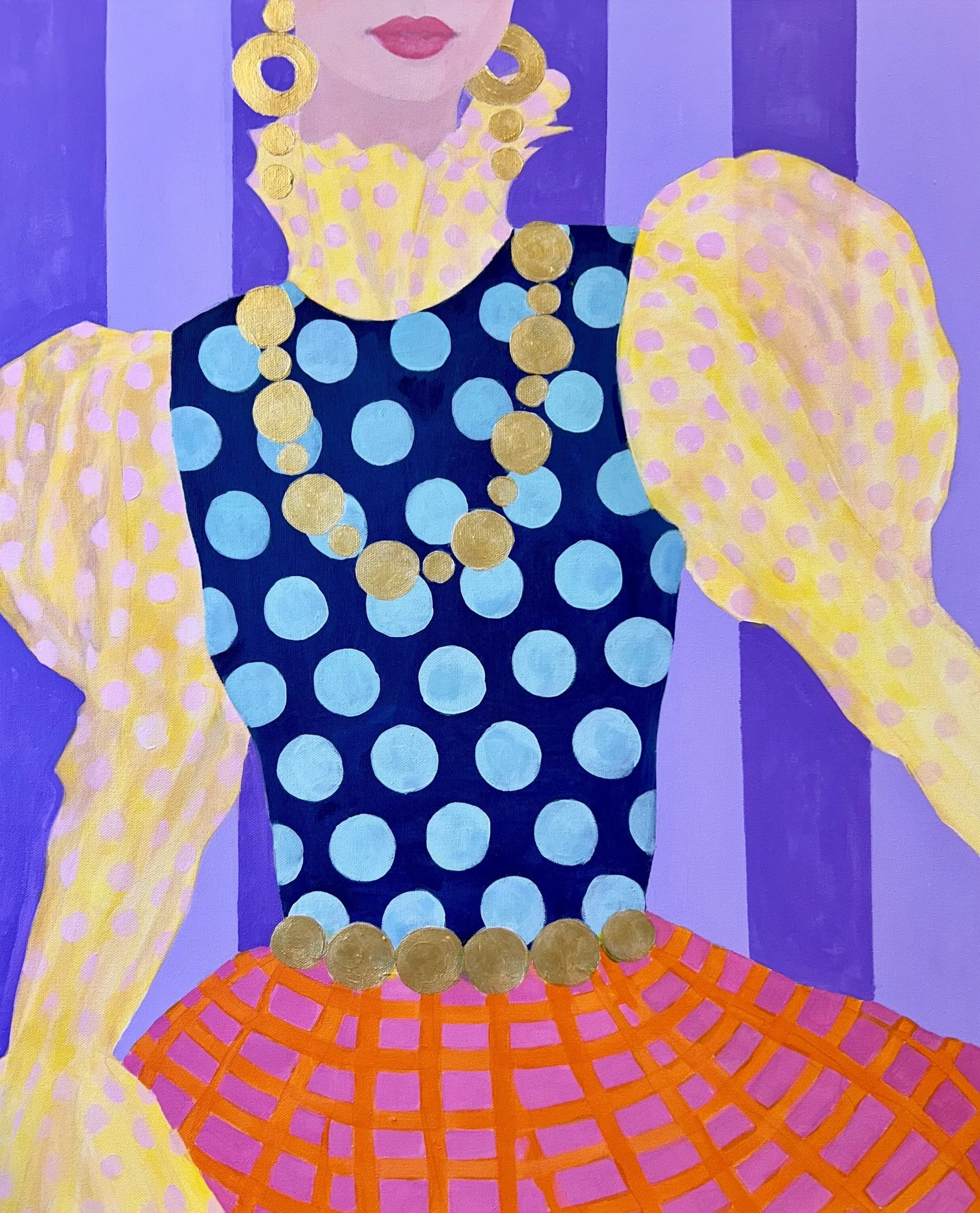 Joyful Disorder - Acrylic 60 x 73 cm,