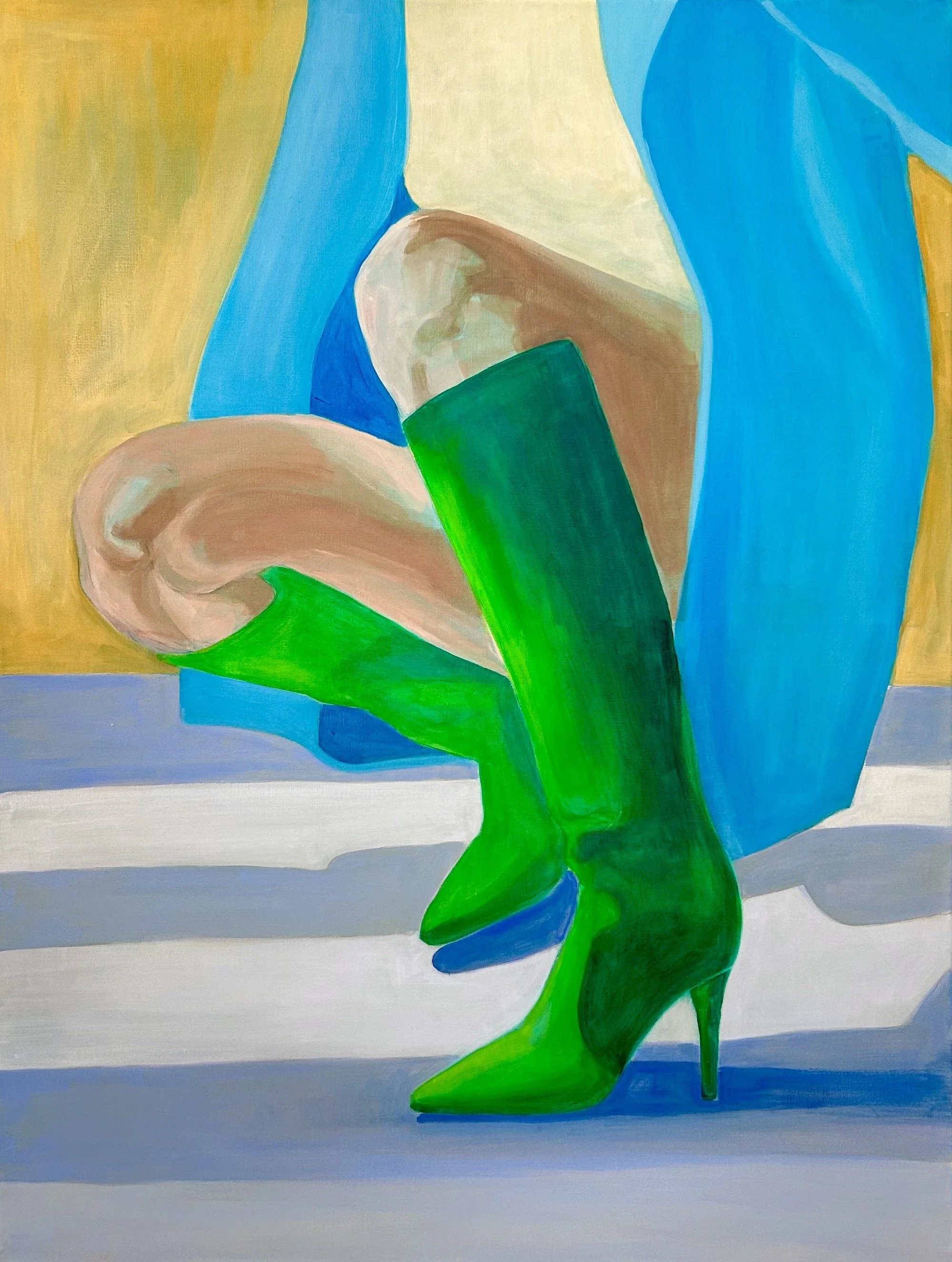 Green Shoes - Acrylic 60 x 80 cm